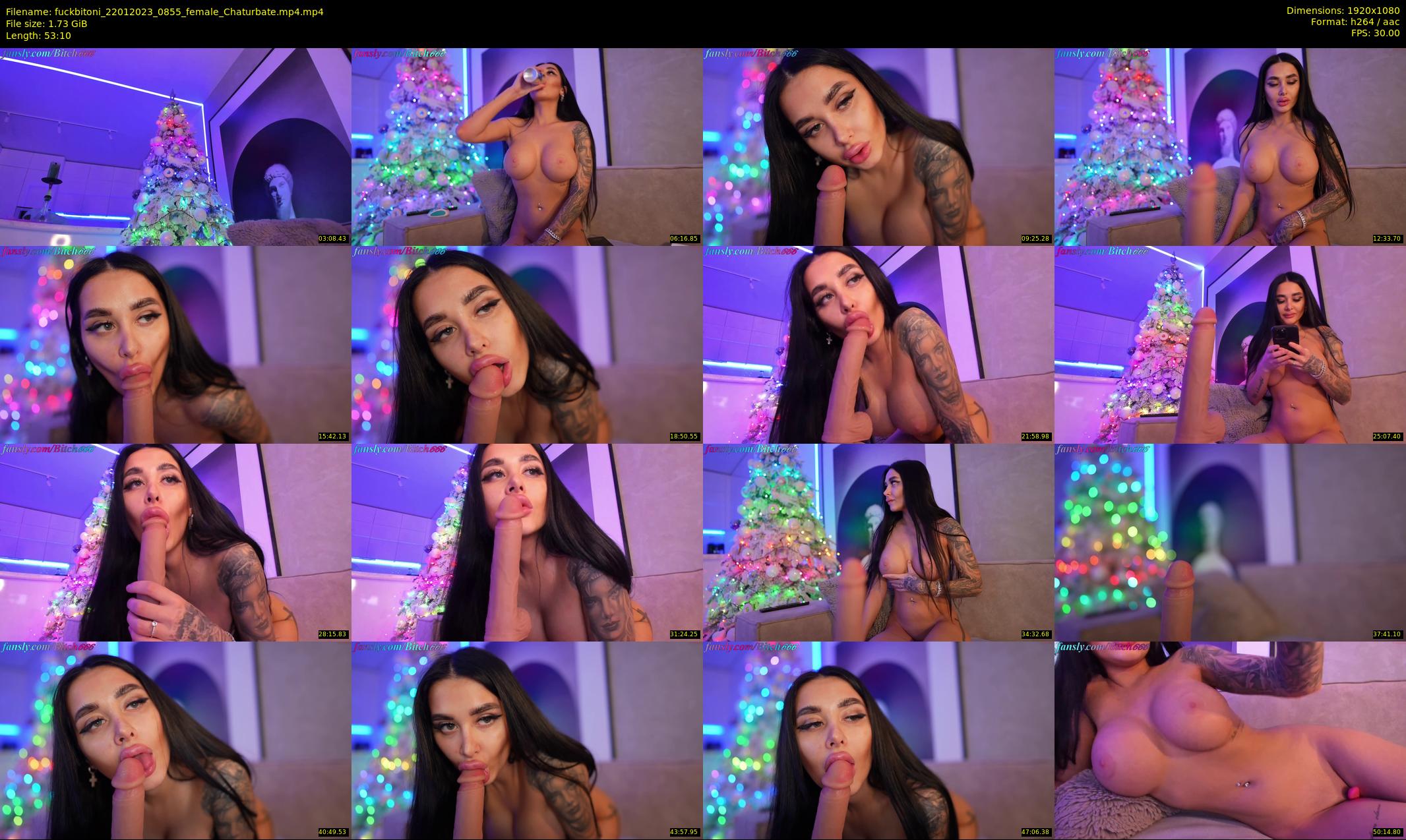 fuckbitoni — 54 minute Chaturbate couple cam show recording, 1080p, Jan 22, 2023