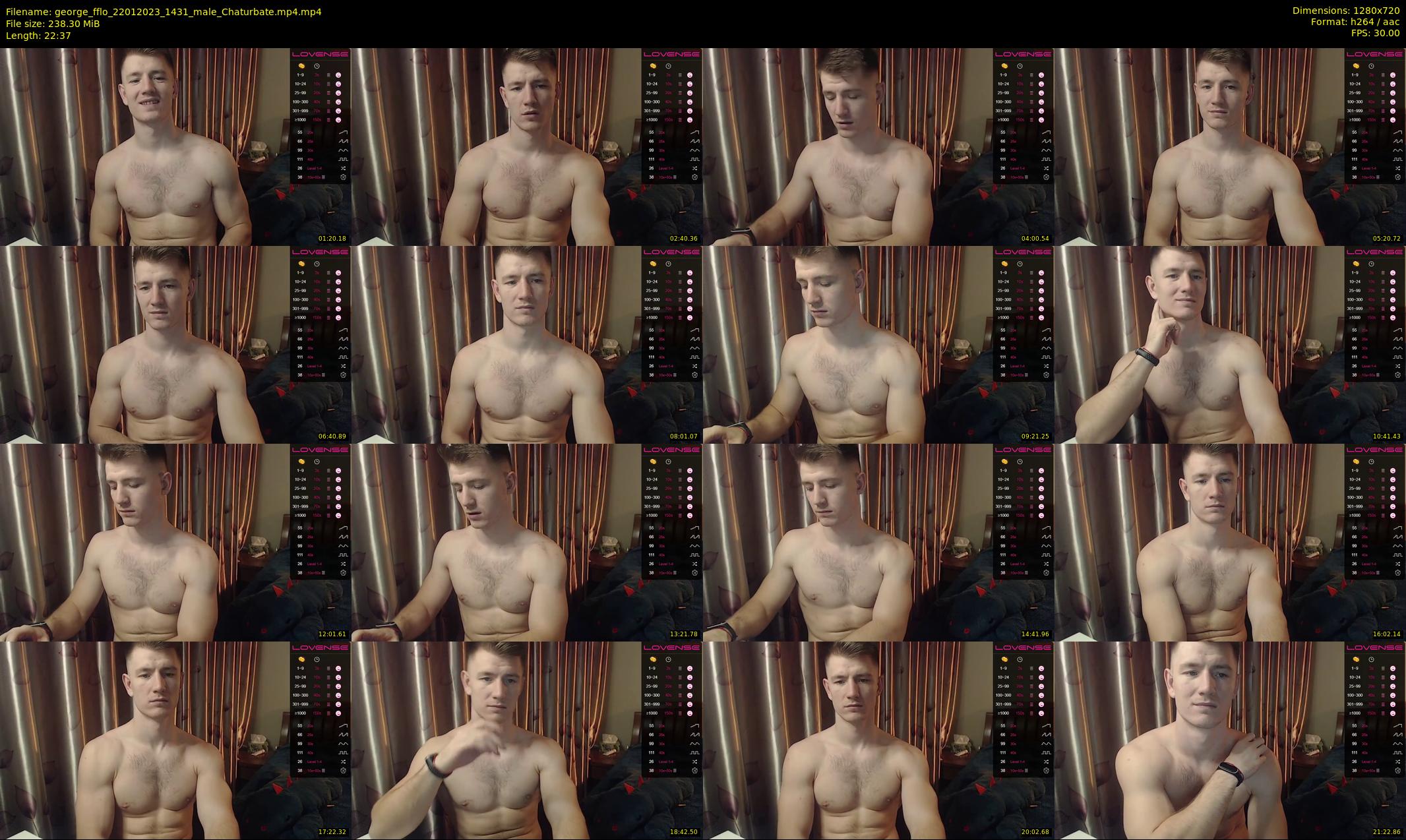 george_fflo — 23 minute Chaturbate male cam show recording, 720p, Jan 22, 2023