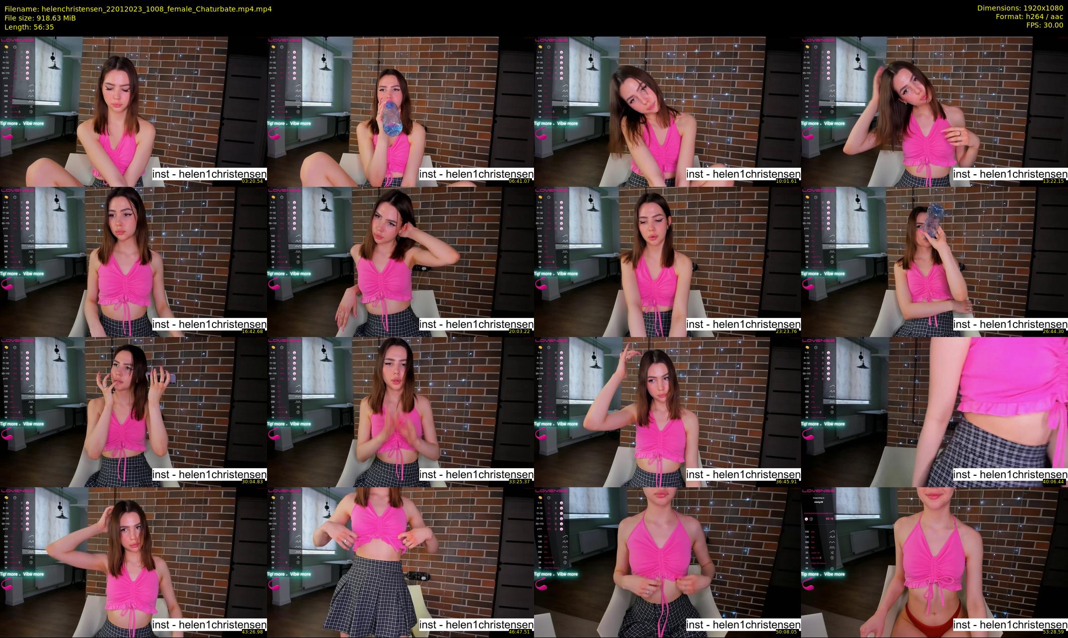 helenchristensen — 57 minute Chaturbate female cam show recording, 1080p, Jan 22, 2023