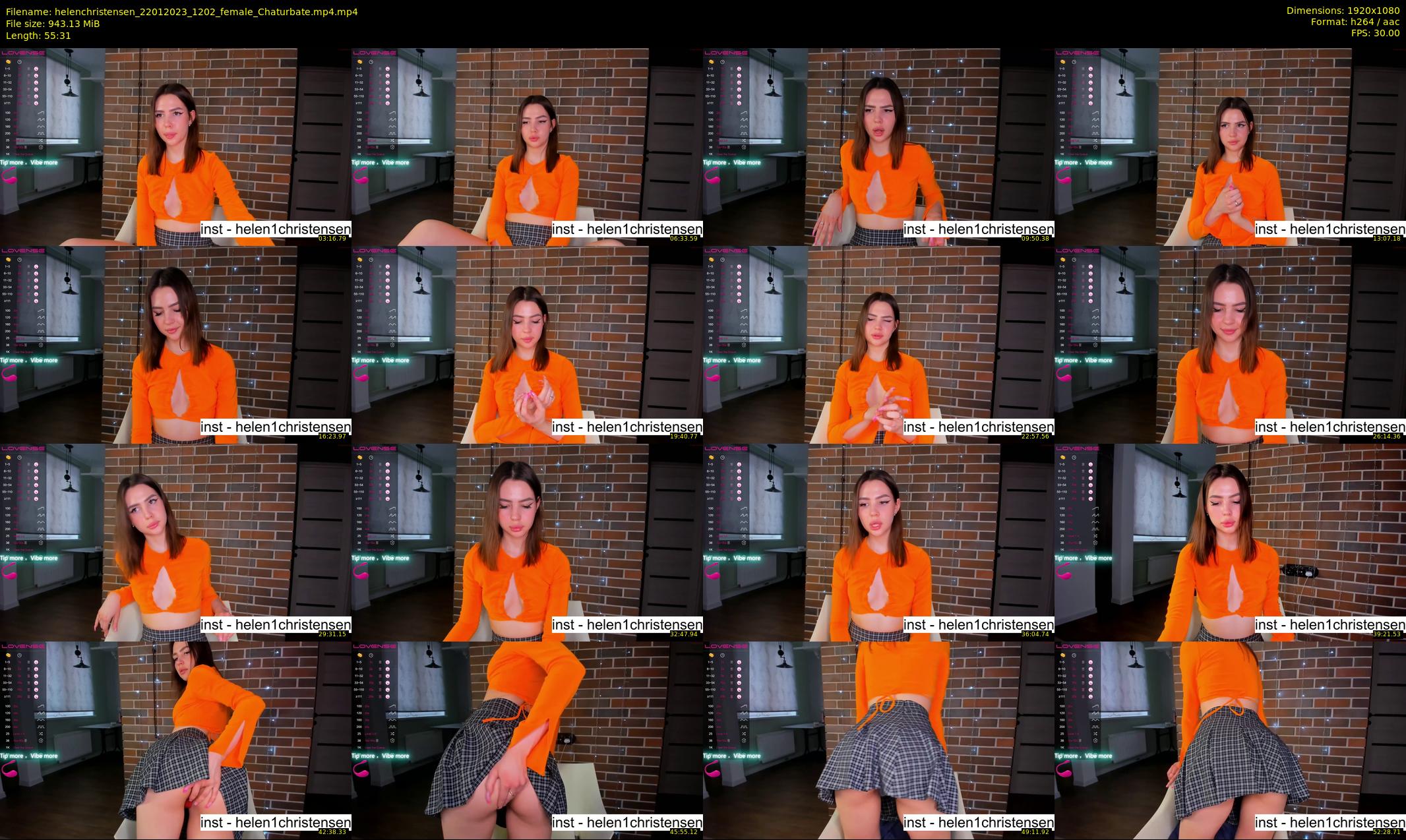 helenchristensen — 56 minute Chaturbate female cam show recording, 1080p, Jan 22, 2023