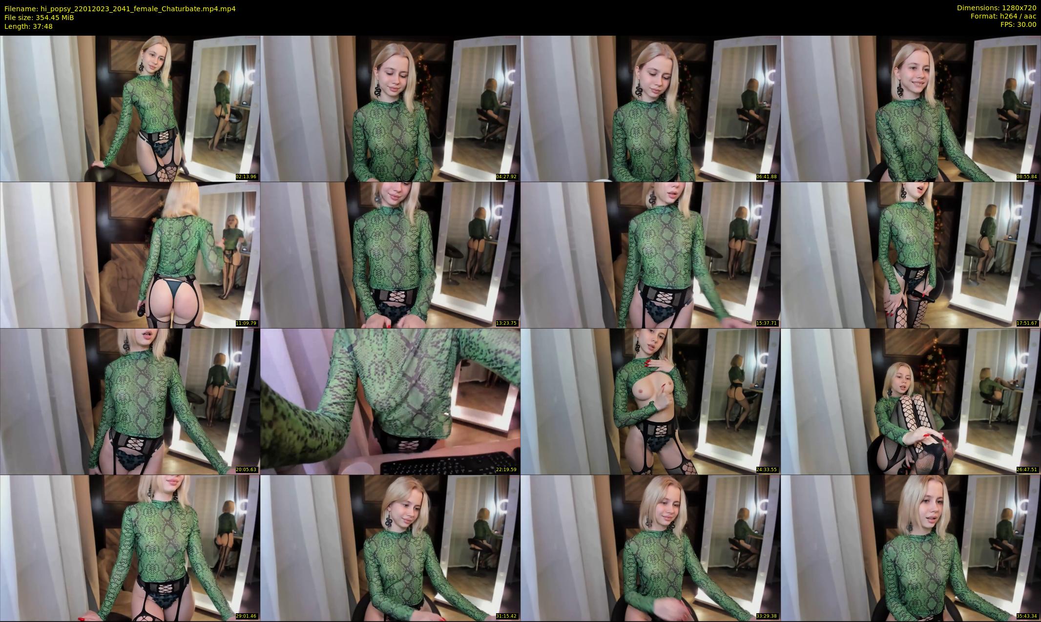 hi_popsy — 38 minute Chaturbate female cam show recording, 720p, Jan 22, 2023