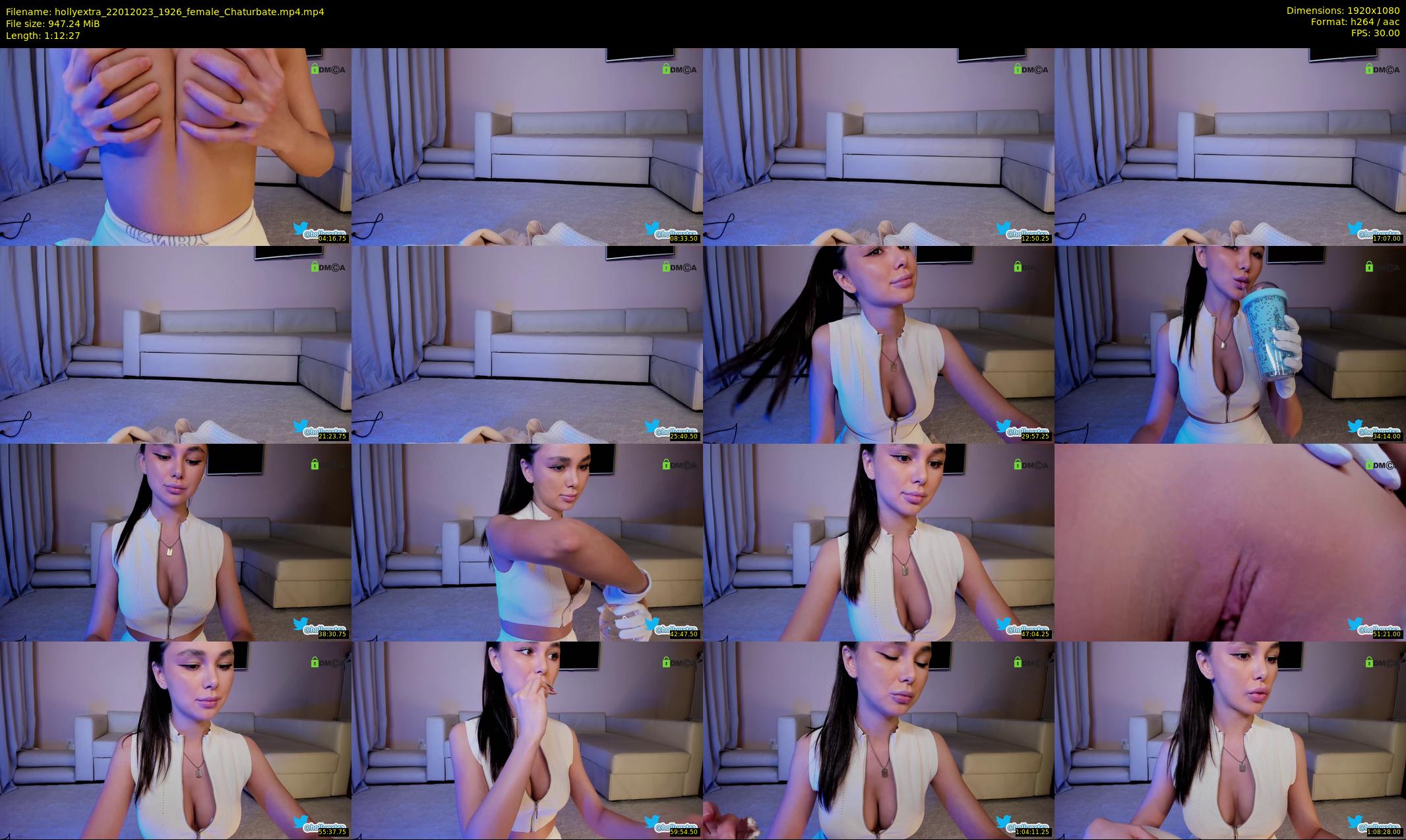 hollyextra — 73 minute Chaturbate female cam show recording, 1080p, Jan 22, 2023
