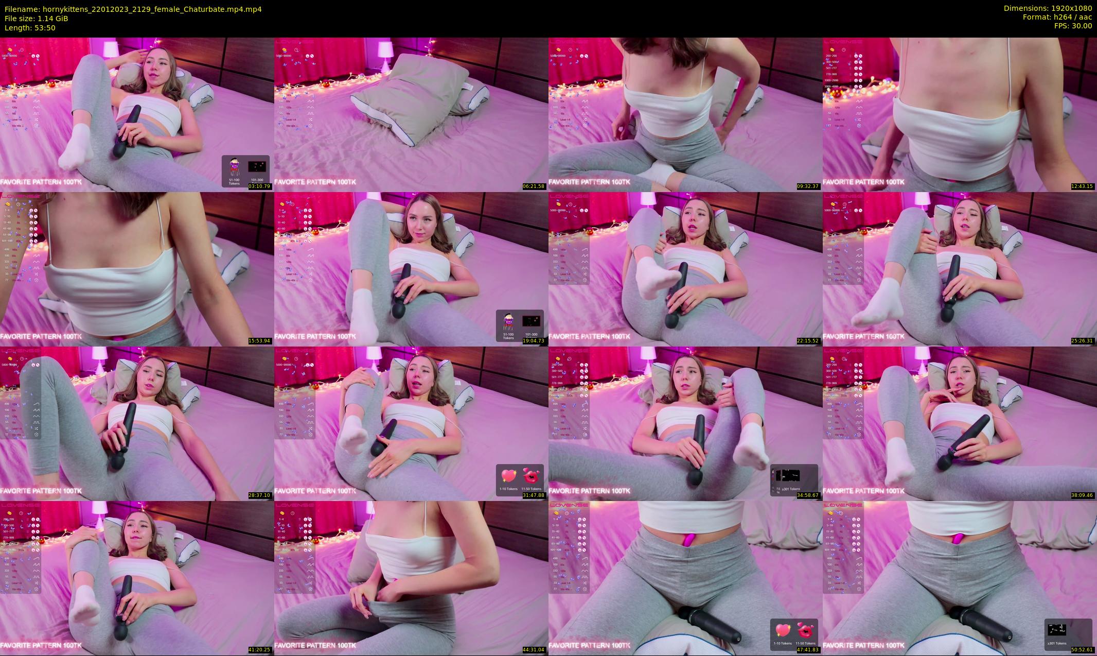 hornykittens — 54 minute Chaturbate couple cam show recording, 1080p, Jan 22, 2023