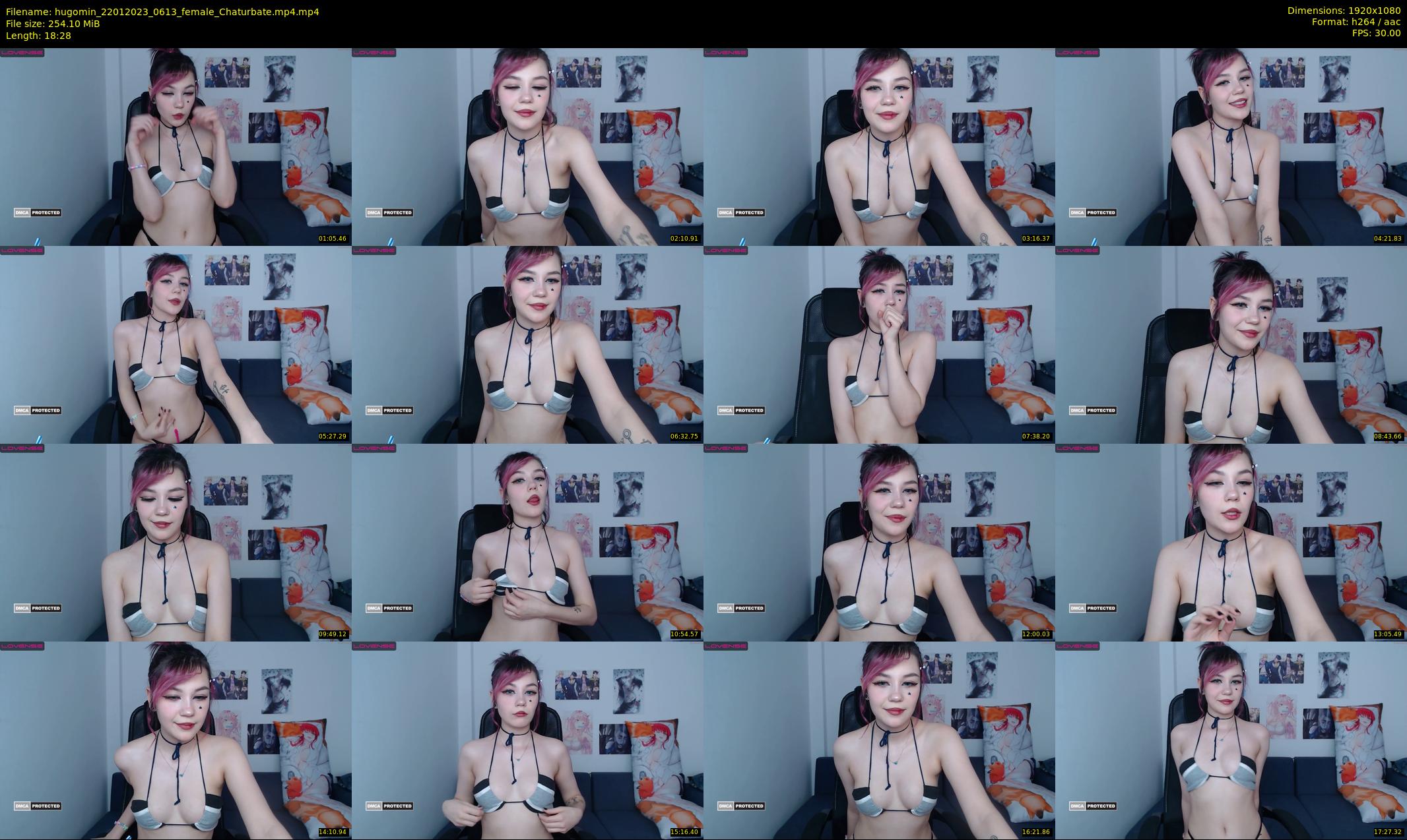 hugomin — 19 minute Chaturbate female cam show recording, 1080p, Jan 22, 2023