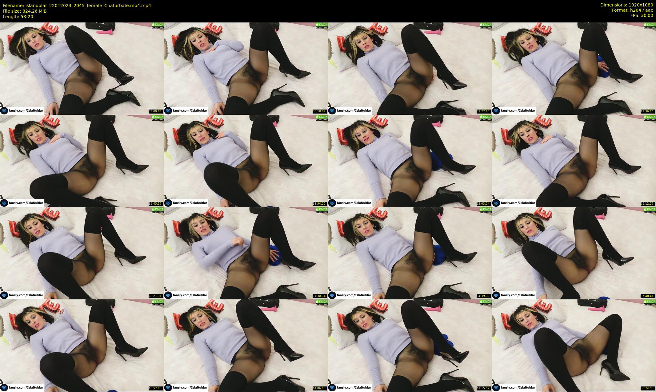 islanublar — 54 minute Chaturbate female cam show recording, 1080p, Jan 22, 2023