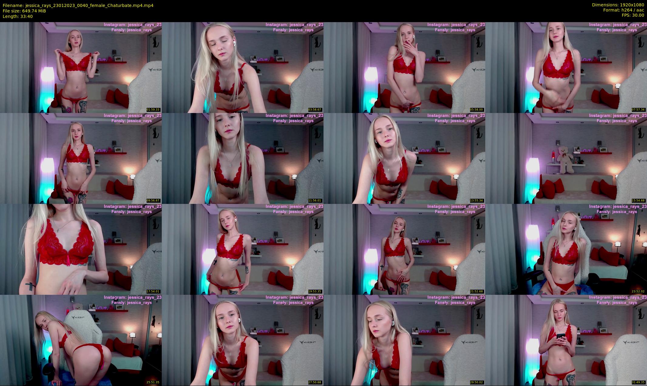 jessica_rays — 34 minute Chaturbate couple cam show recording, 1080p, Jan 23, 2023