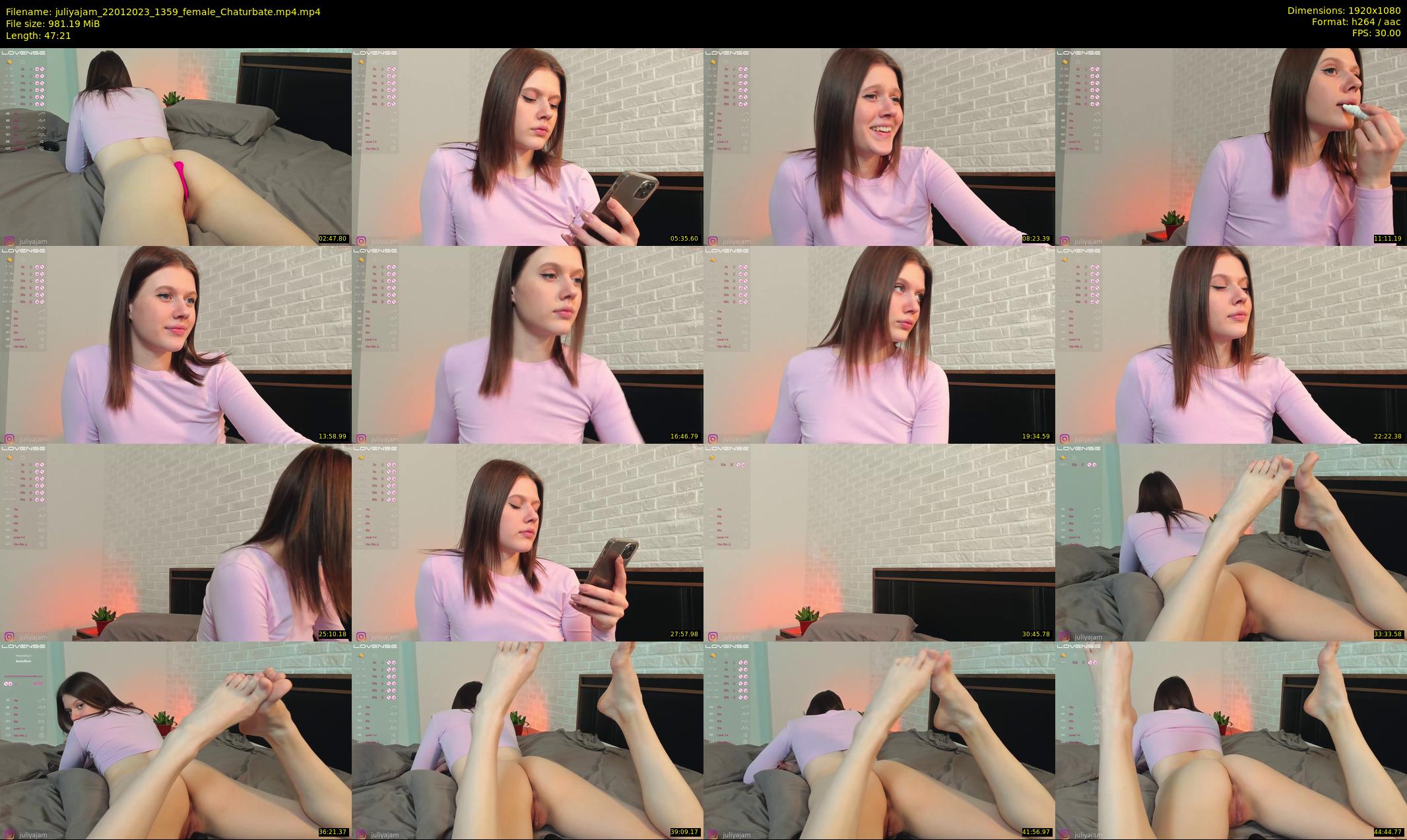juliyajam — 48 minute Chaturbate couple cam show recording, 1080p, Jan 22, 2023