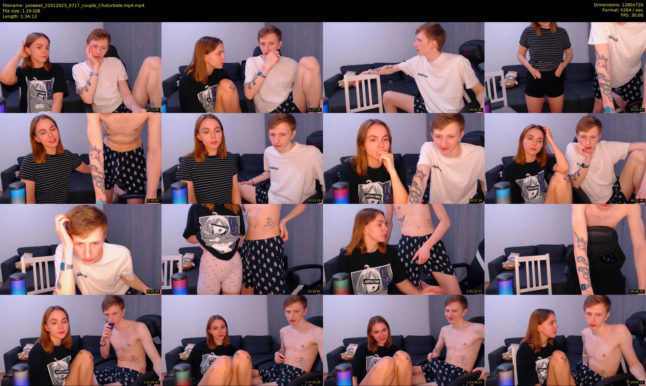 julsweet — 95 minute Chaturbate male cam show recording, 720p, Jan 22, 2023