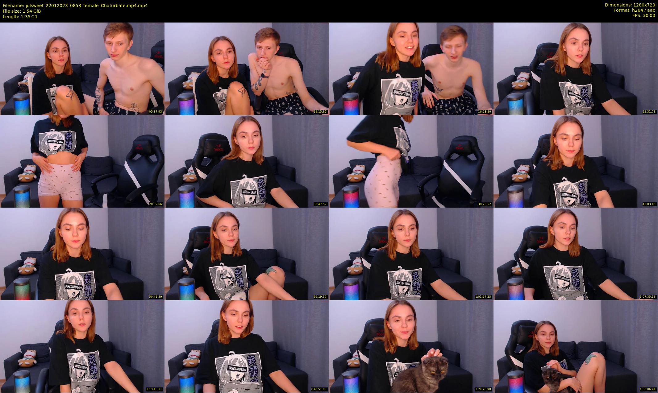 julsweet — 96 minute Chaturbate male cam show recording, 720p, Jan 22, 2023