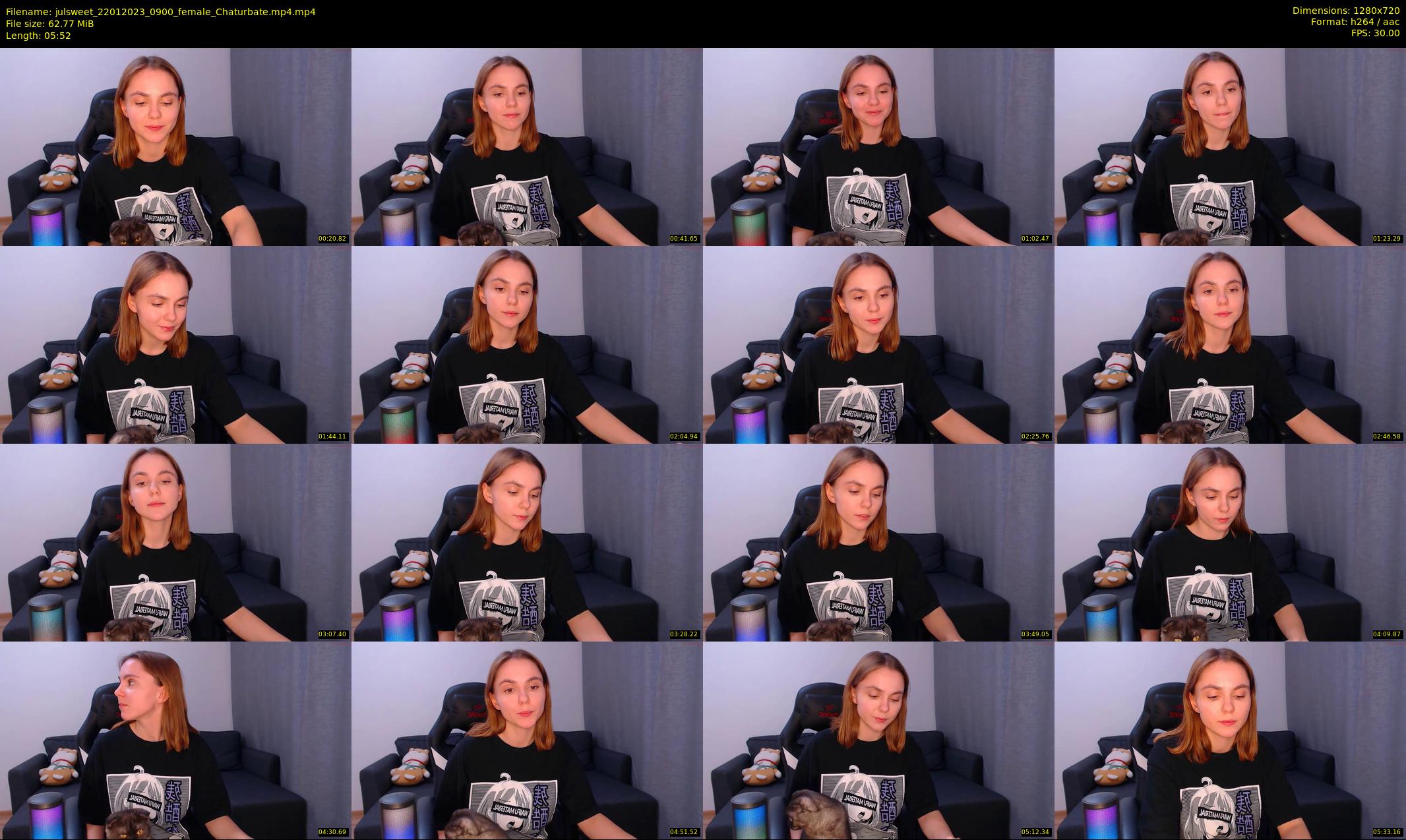 julsweet — 6 minute Chaturbate male cam show recording, 720p, Jan 22, 2023