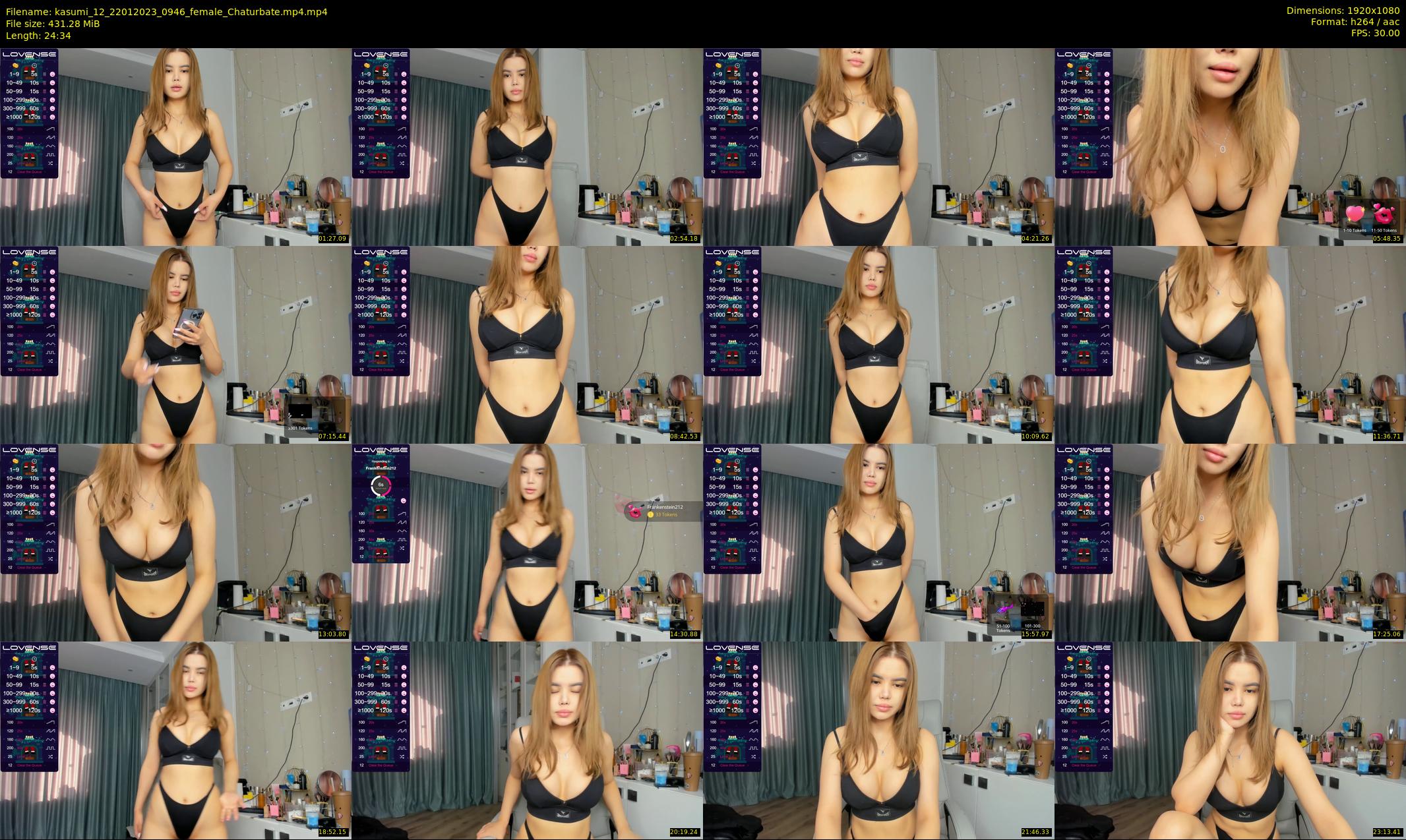 kasumi_12 — 25 minute Chaturbate female cam show recording, 1080p, Jan 22, 2023