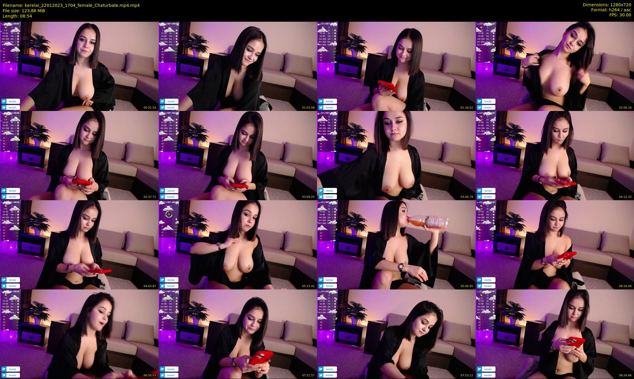 kerelai — 9 minute Chaturbate female cam show recording, 720p, Jan 22, 2023