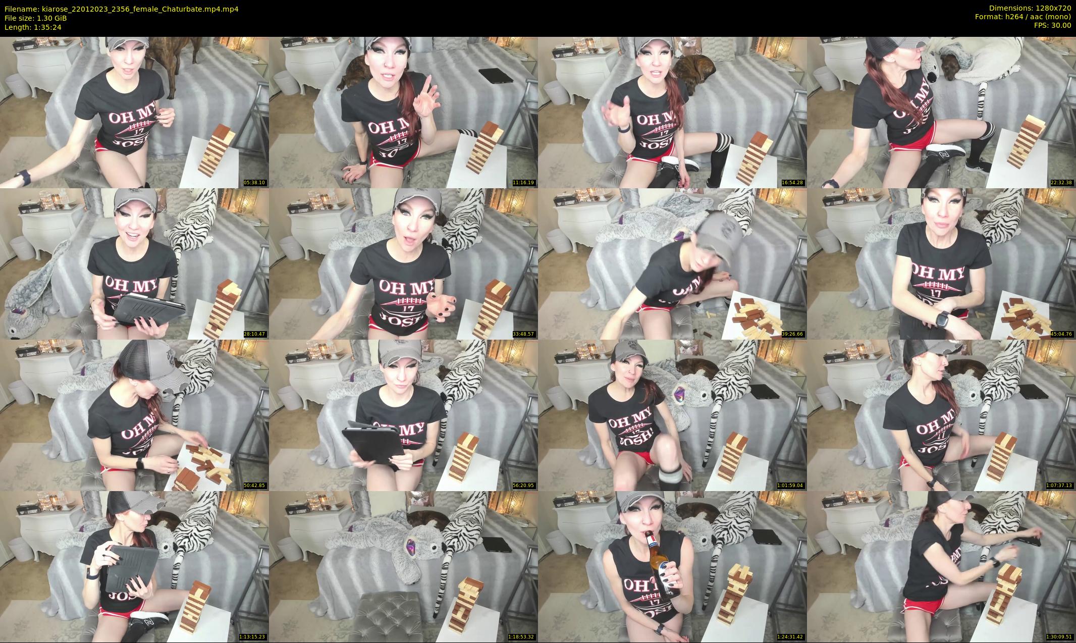 kiarose — 96 minute Chaturbate female cam show recording, 720p, Jan 22, 2023