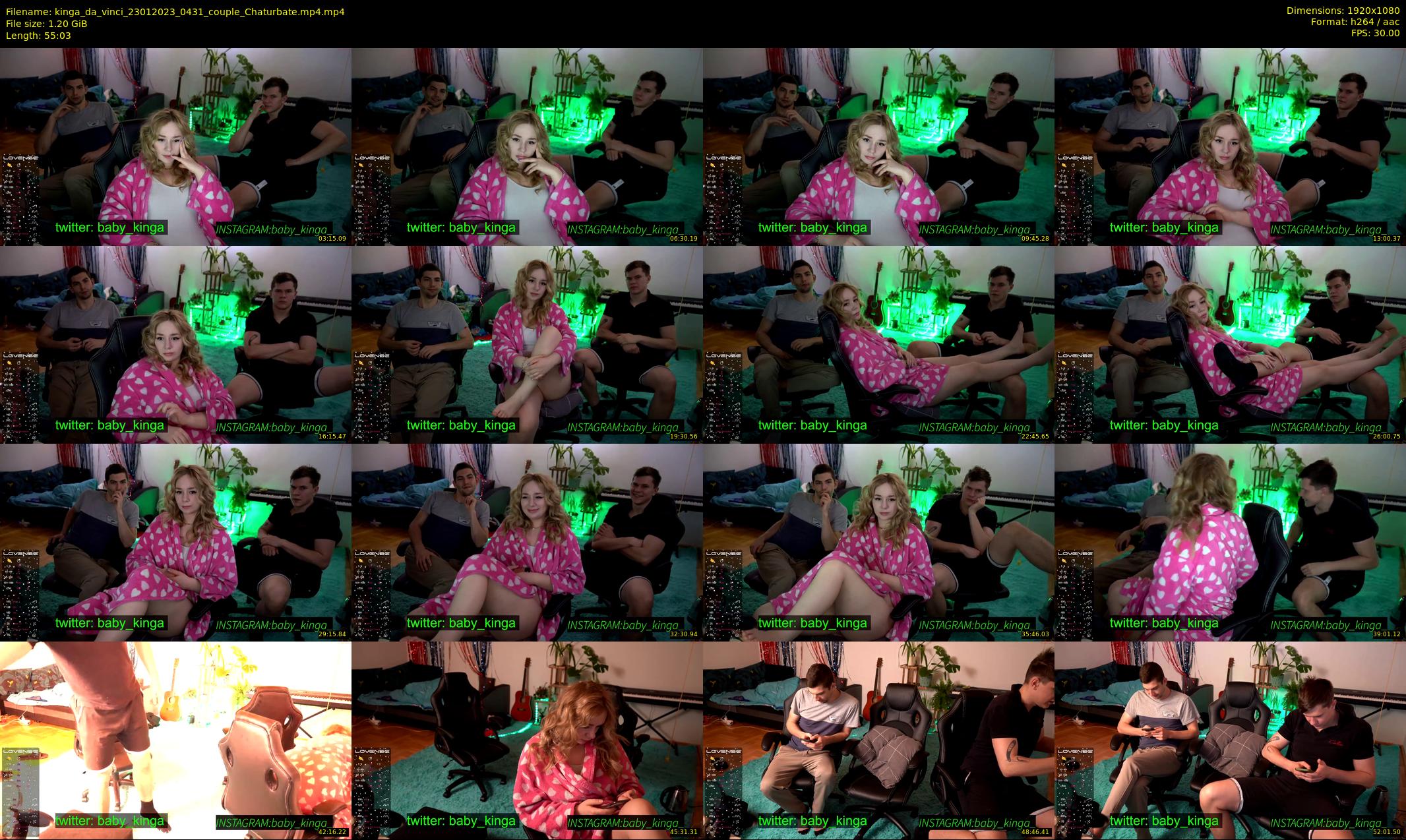 kinga_da_vinci — 56 minute Chaturbate couple cam show recording, 1080p, Jan 23, 2023