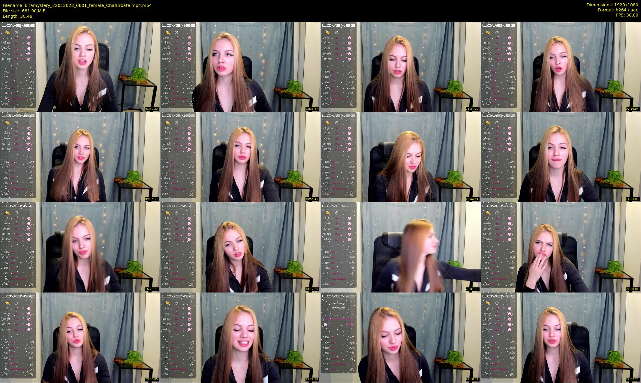 kiramystery — 31 minute Chaturbate female cam show recording, 1080p, Jan 22, 2023