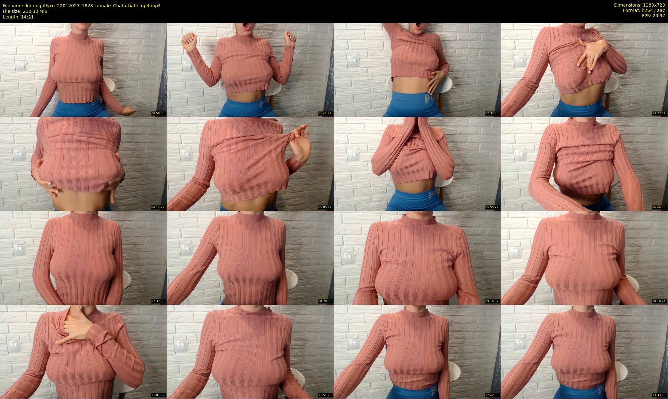 kiranightlyxo — 15 minute Chaturbate female cam show recording, 720p, Jan 22, 2023