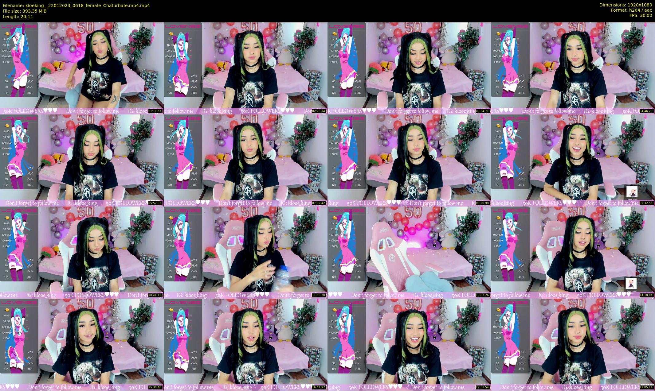 kloeking_ — 21 minute Chaturbate female cam show recording, 1080p, Jan 22, 2023