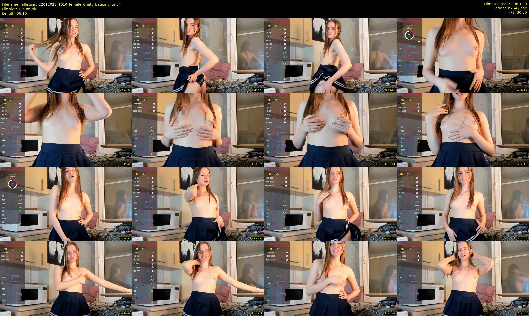 lallistuart — 7 minute Chaturbate female cam show recording, 1080p, Jan 22, 2023