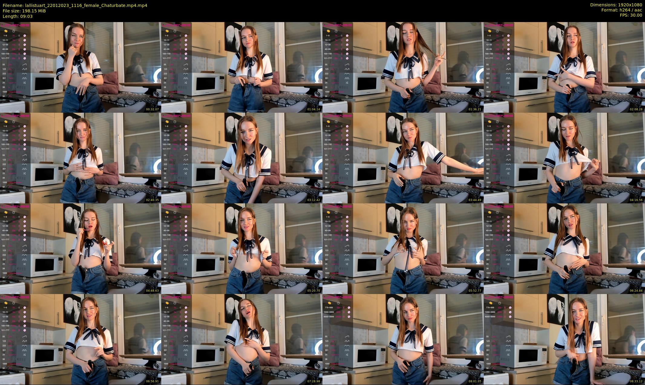 lallistuart — 10 minute Chaturbate female cam show recording, 1080p, Jan 22, 2023