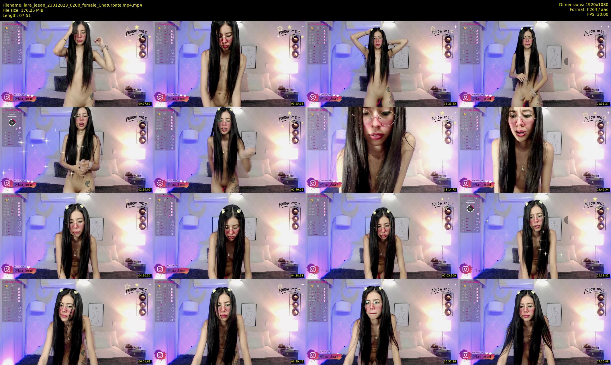 lara_jeean — 8 minute Chaturbate female cam show recording, 1080p, Jan 23, 2023