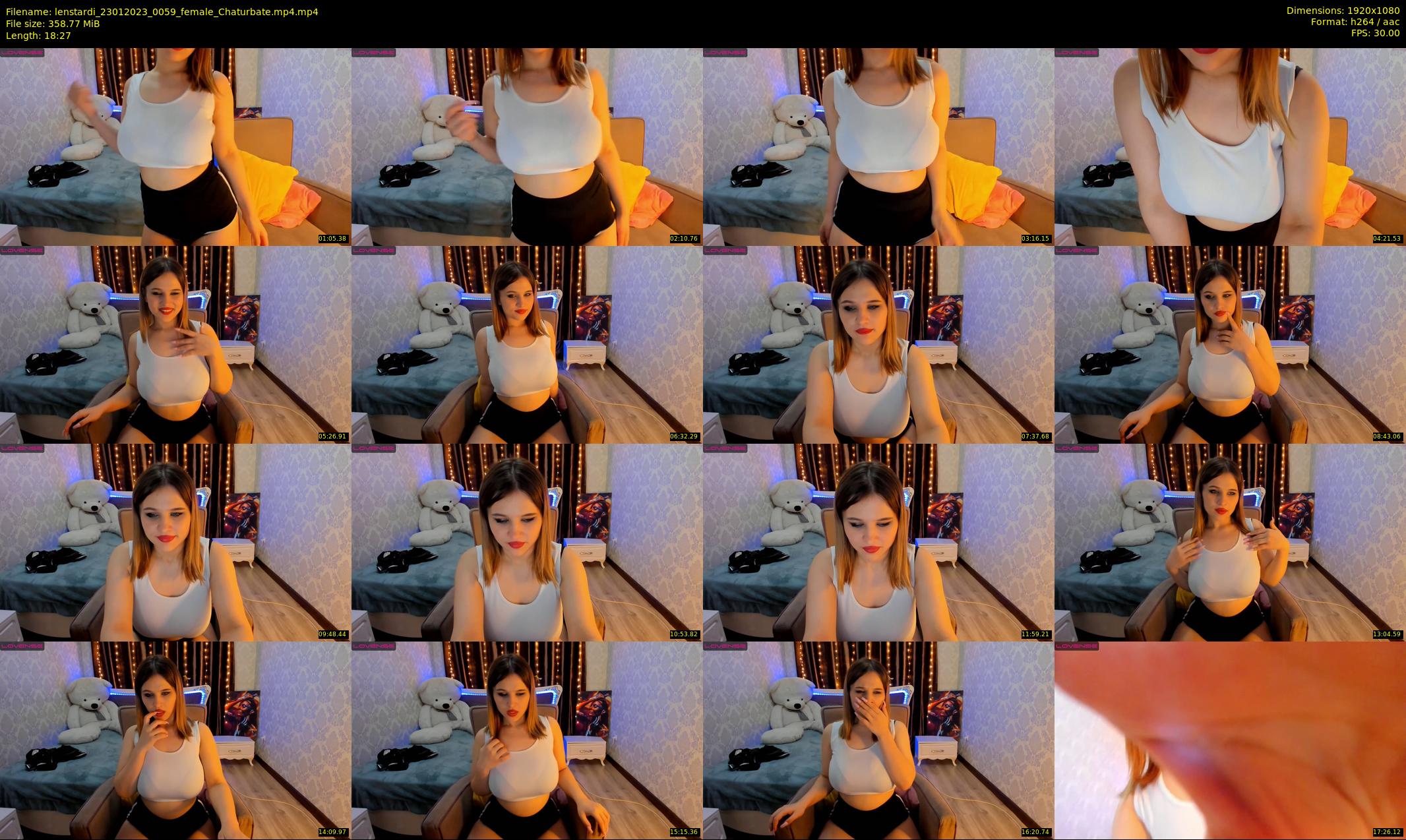 lenstardi — 19 minute Chaturbate female cam show recording, 1080p, Jan 23, 2023