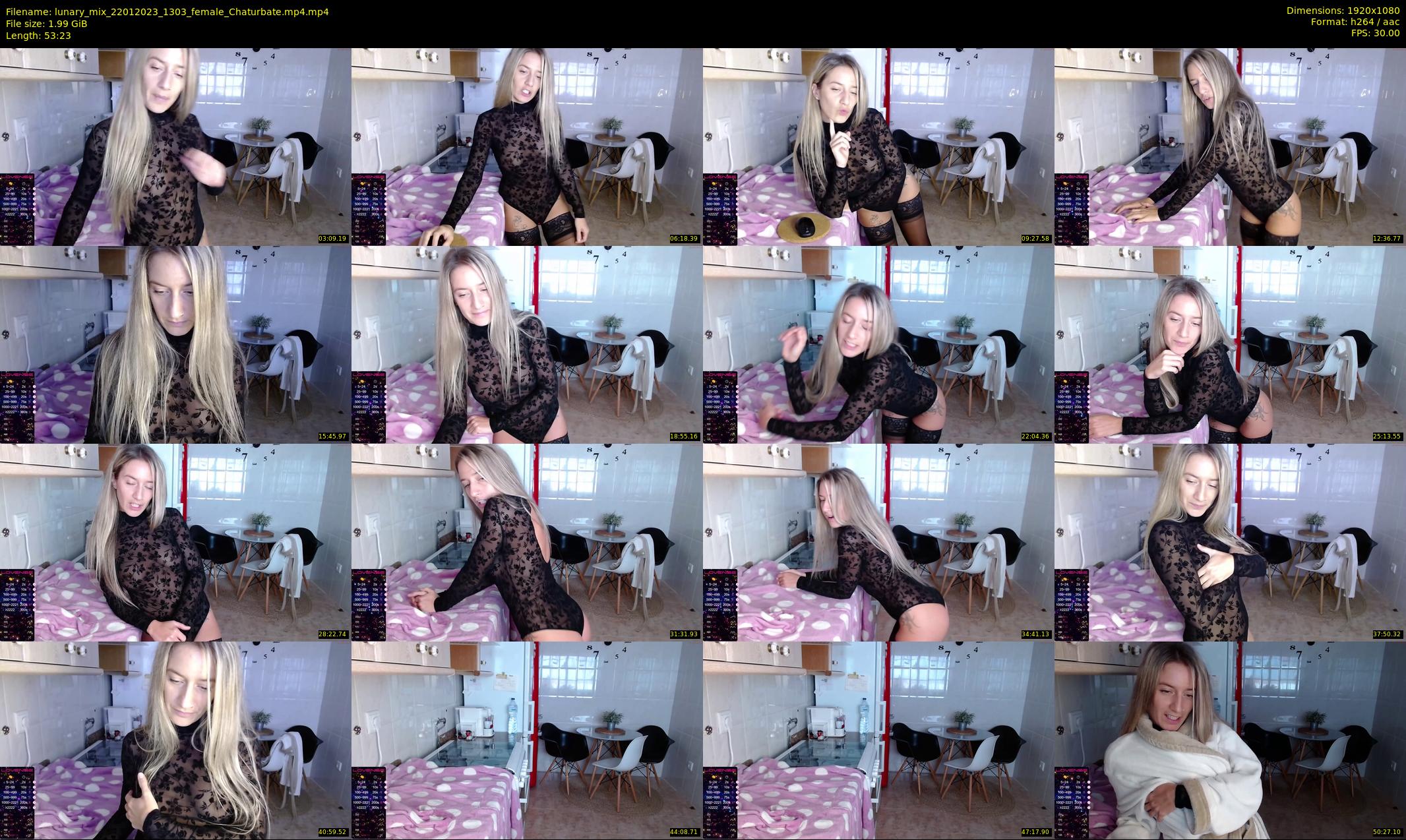 lunary_mix — 54 minute Chaturbate couple cam show recording, 1080p, Jan 22, 2023