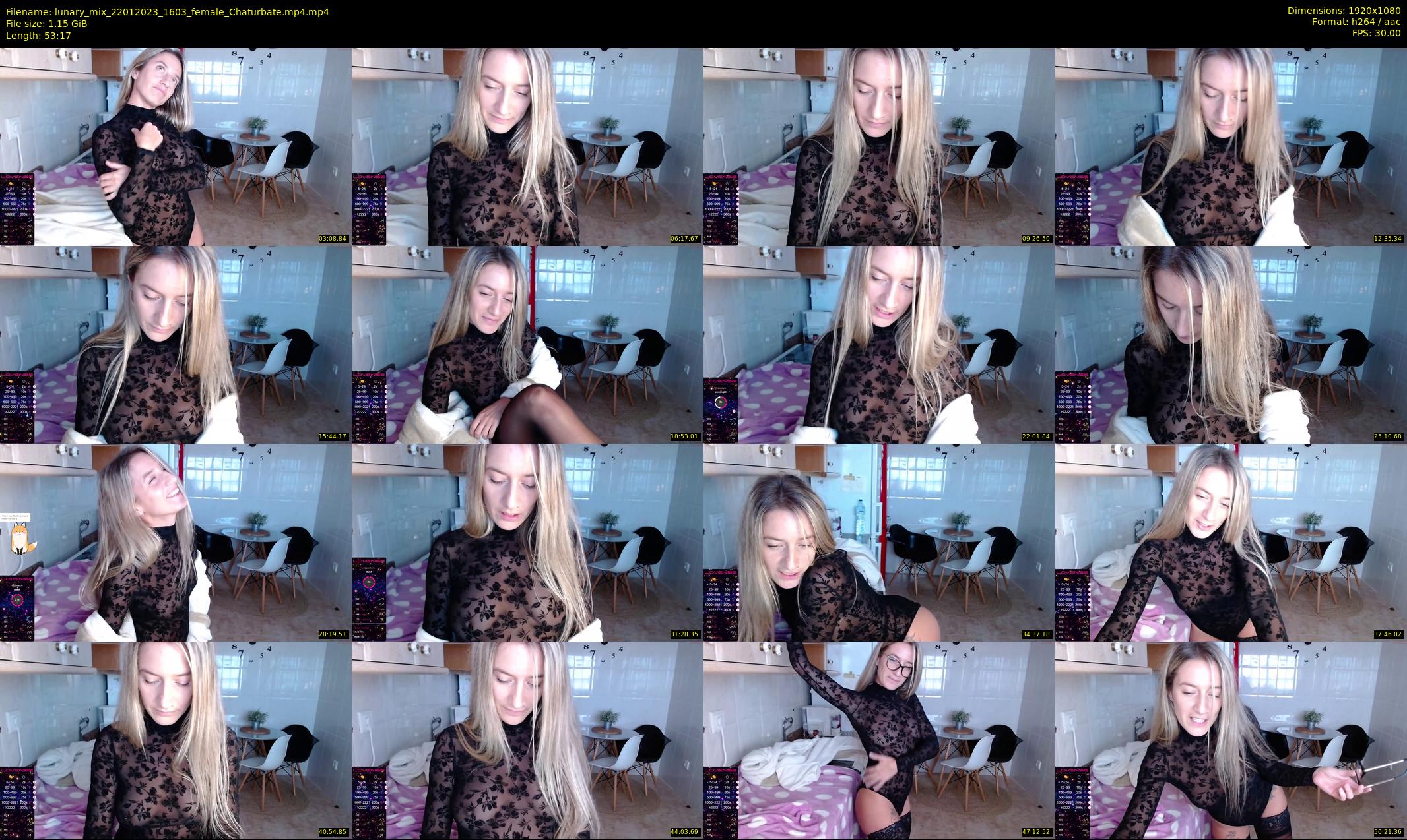 lunary_mix — 54 minute Chaturbate couple cam show recording, 1080p, Jan 22, 2023