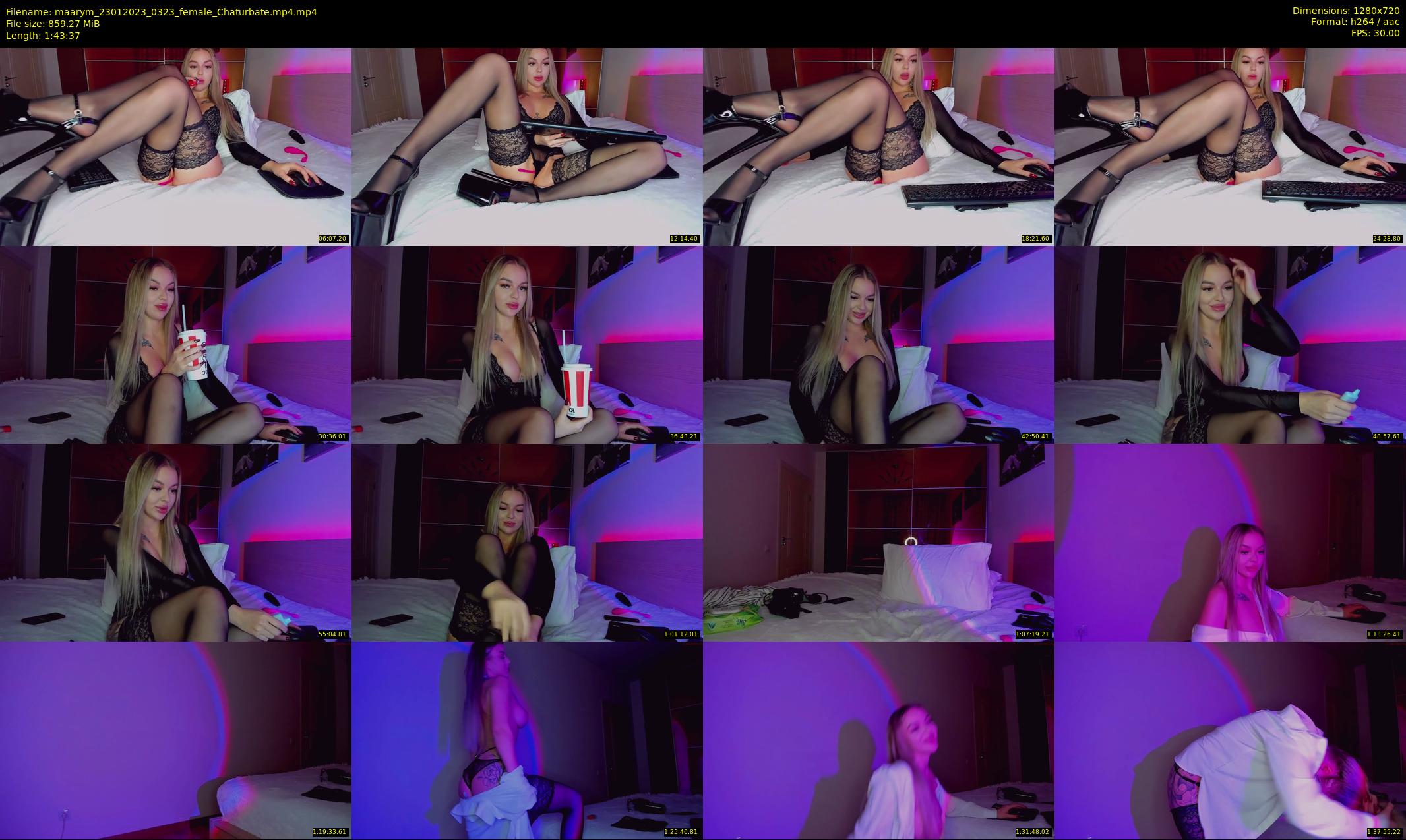 maarym — 104 minute Chaturbate couple cam show recording, 720p, Jan 23, 2023