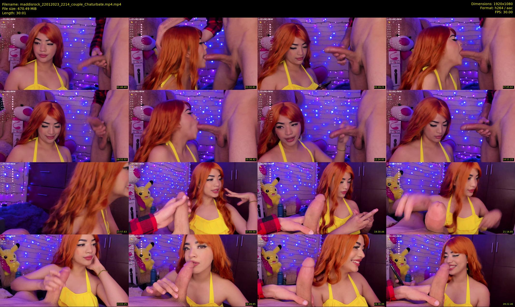 maddisrock — 31 minute Chaturbate couple cam show recording, 1080p, Jan 22, 2023