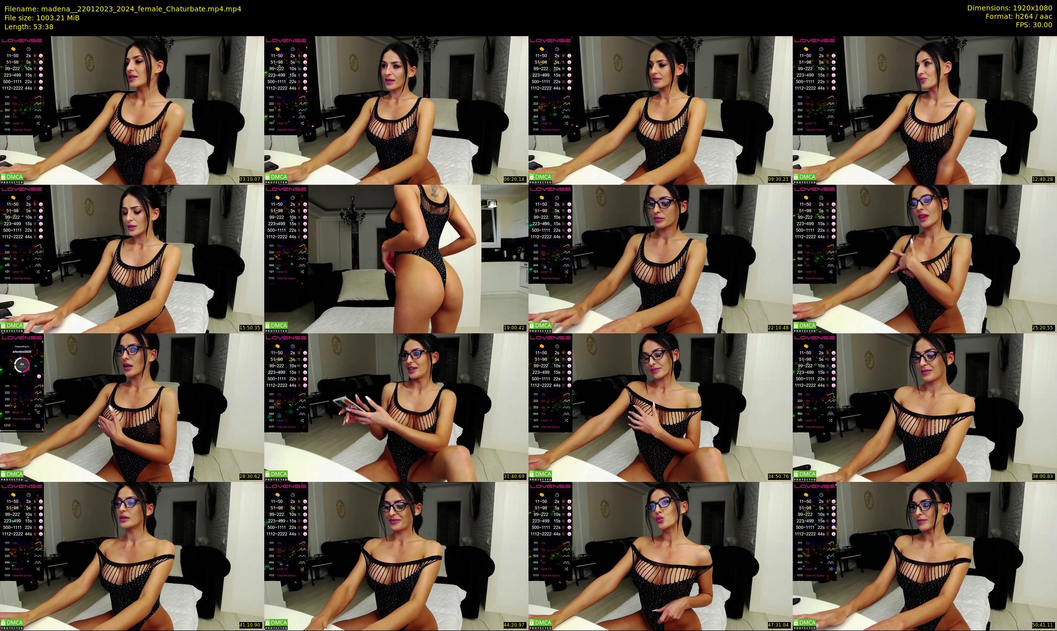 madena_ — 54 minute Chaturbate female cam show recording, 1080p, Jan 22, 2023