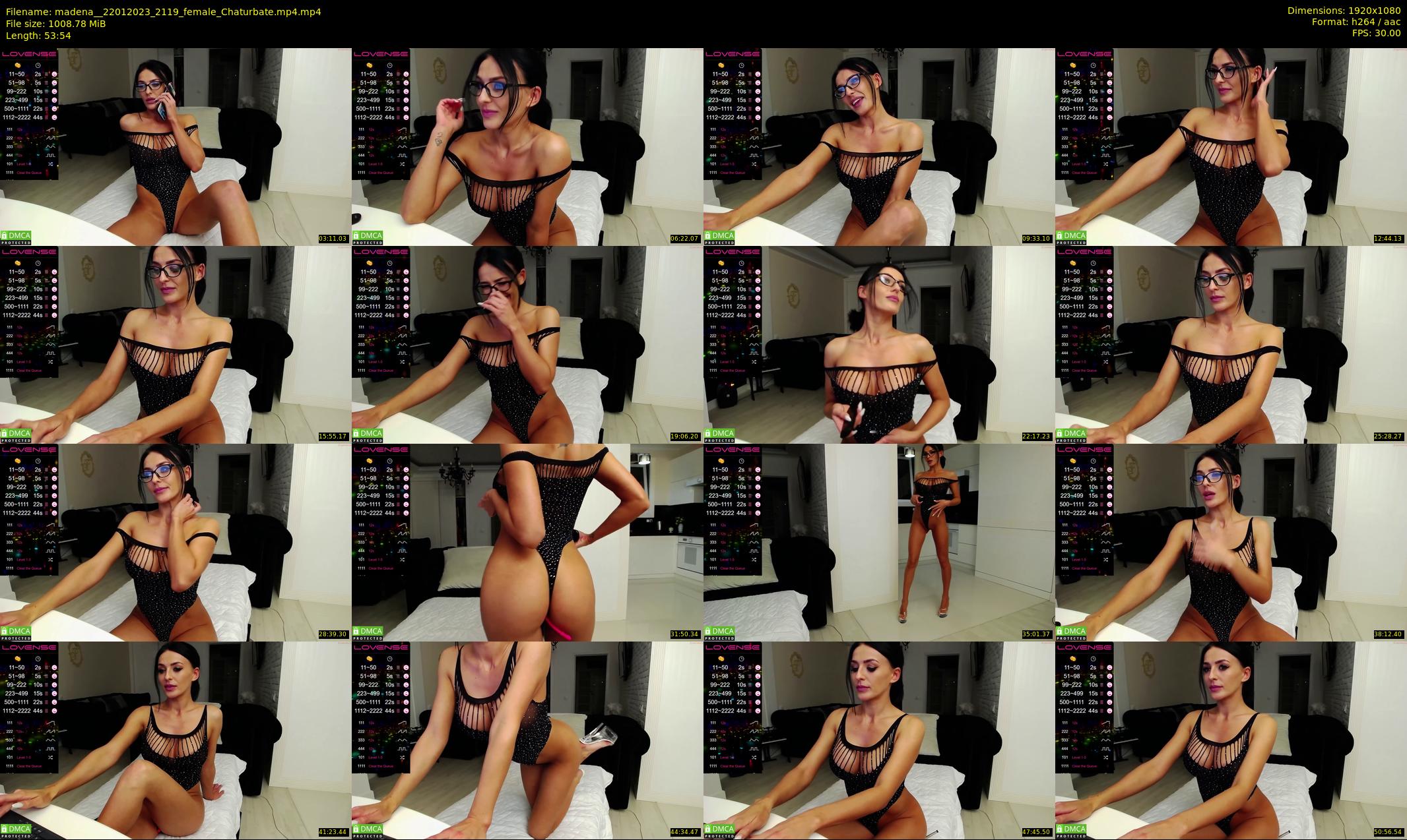 madena_ — 54 minute Chaturbate female cam show recording, 1080p, Jan 22, 2023