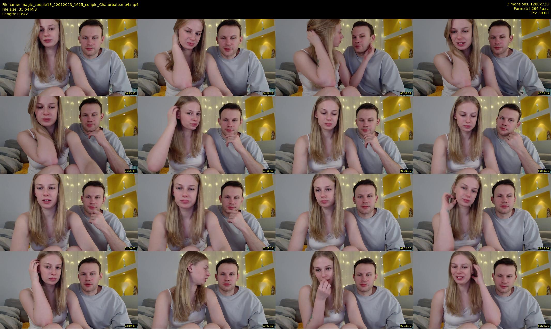 magic_couple13 — 4 minute Chaturbate couple cam show recording, 720p, Jan 22, 2023