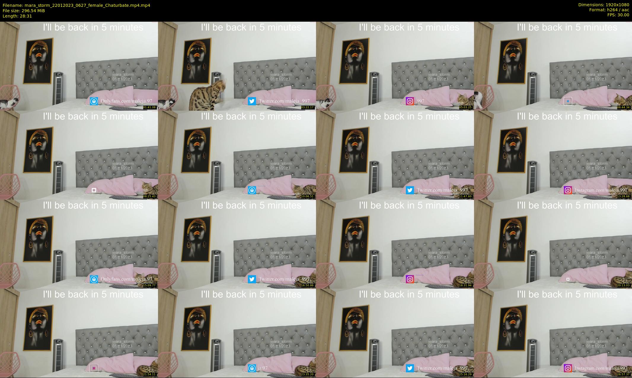 mara_storm — 29 minute Chaturbate female cam show recording, 1080p, Jan 22, 2023
