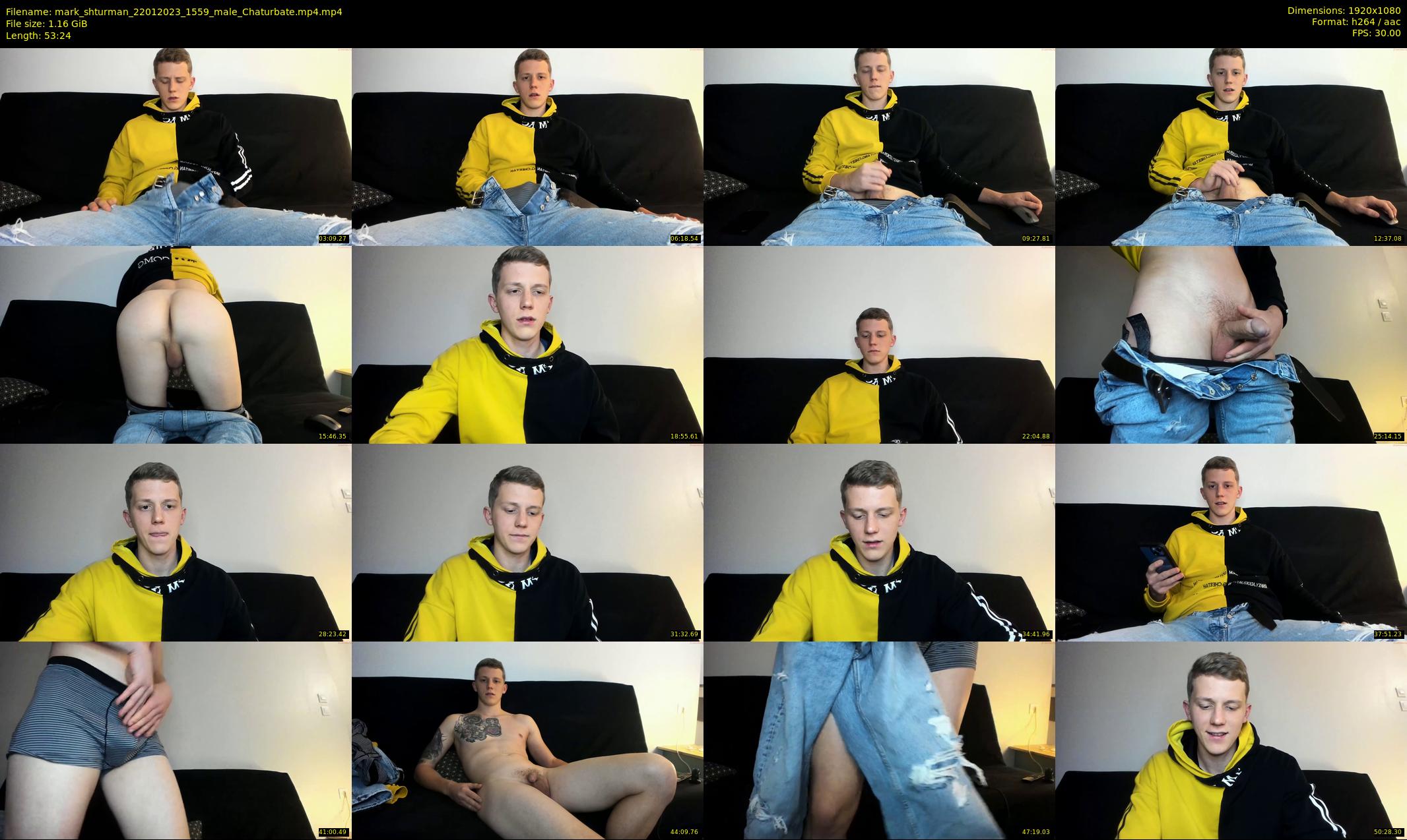 mark_shturman — 54 minute Chaturbate male cam show recording, 1080p, Jan 22, 2023