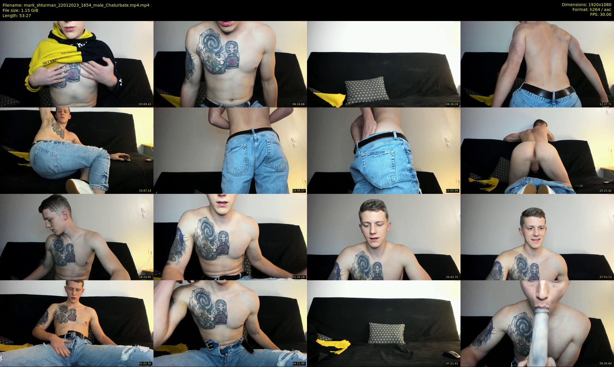 mark_shturman — 54 minute Chaturbate male cam show recording, 1080p, Jan 22, 2023