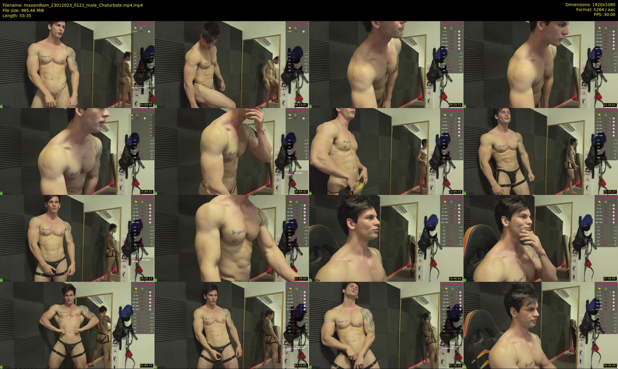 maxandtam — 54 minute Chaturbate couple cam show recording, 1080p, Jan 23, 2023