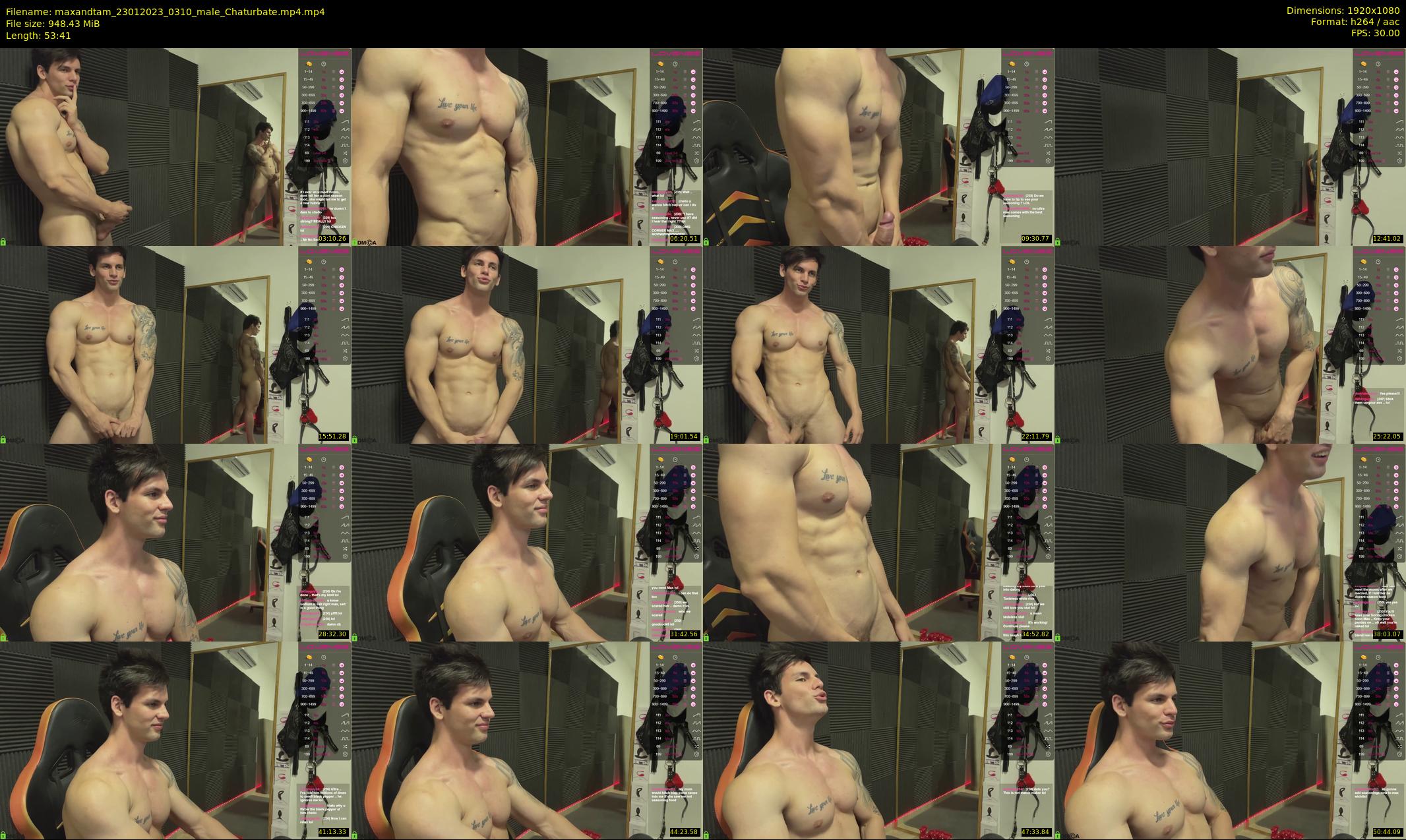 maxandtam — 54 minute Chaturbate couple cam show recording, 1080p, Jan 23, 2023