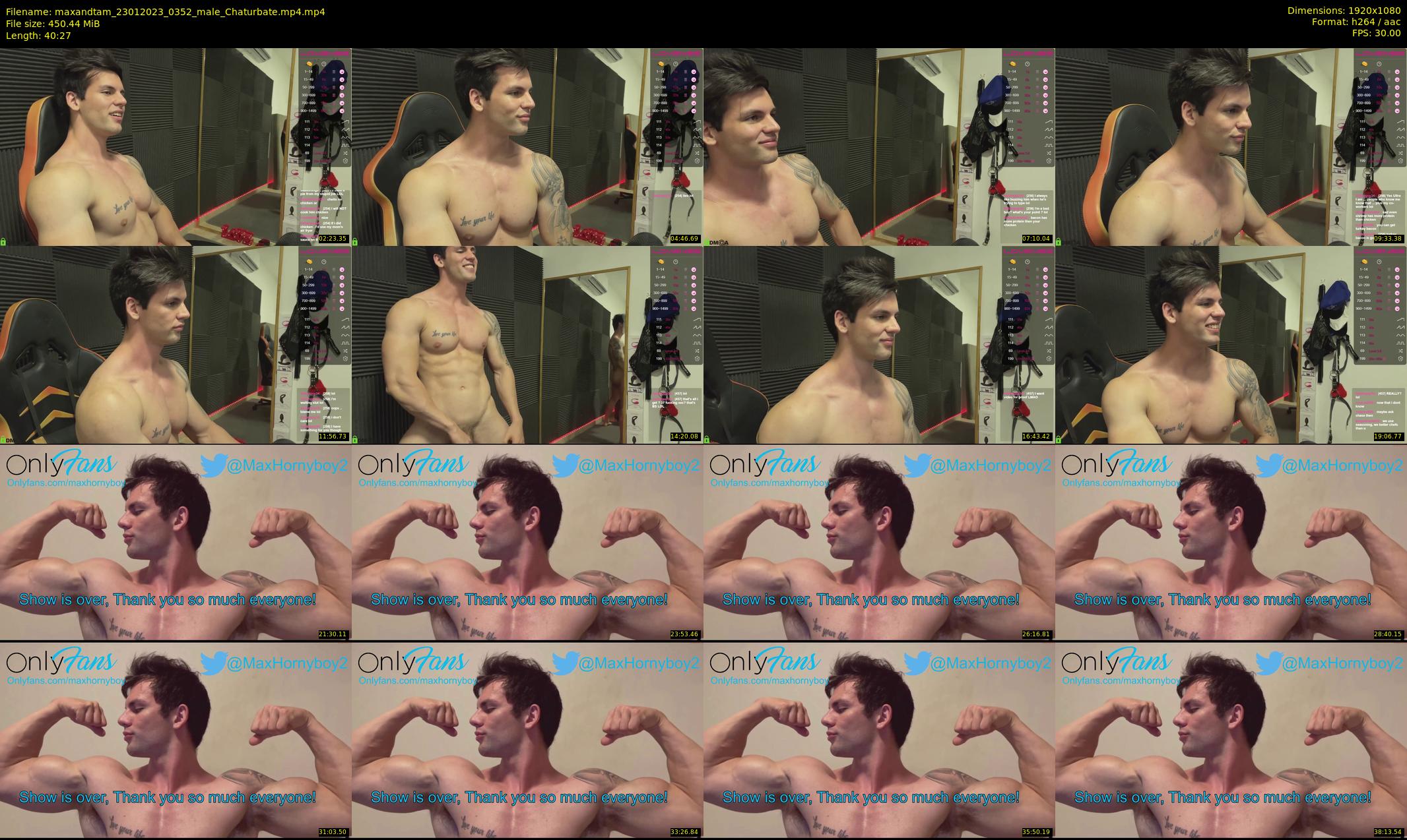 maxandtam — 41 minute Chaturbate couple cam show recording, 1080p, Jan 23, 2023
