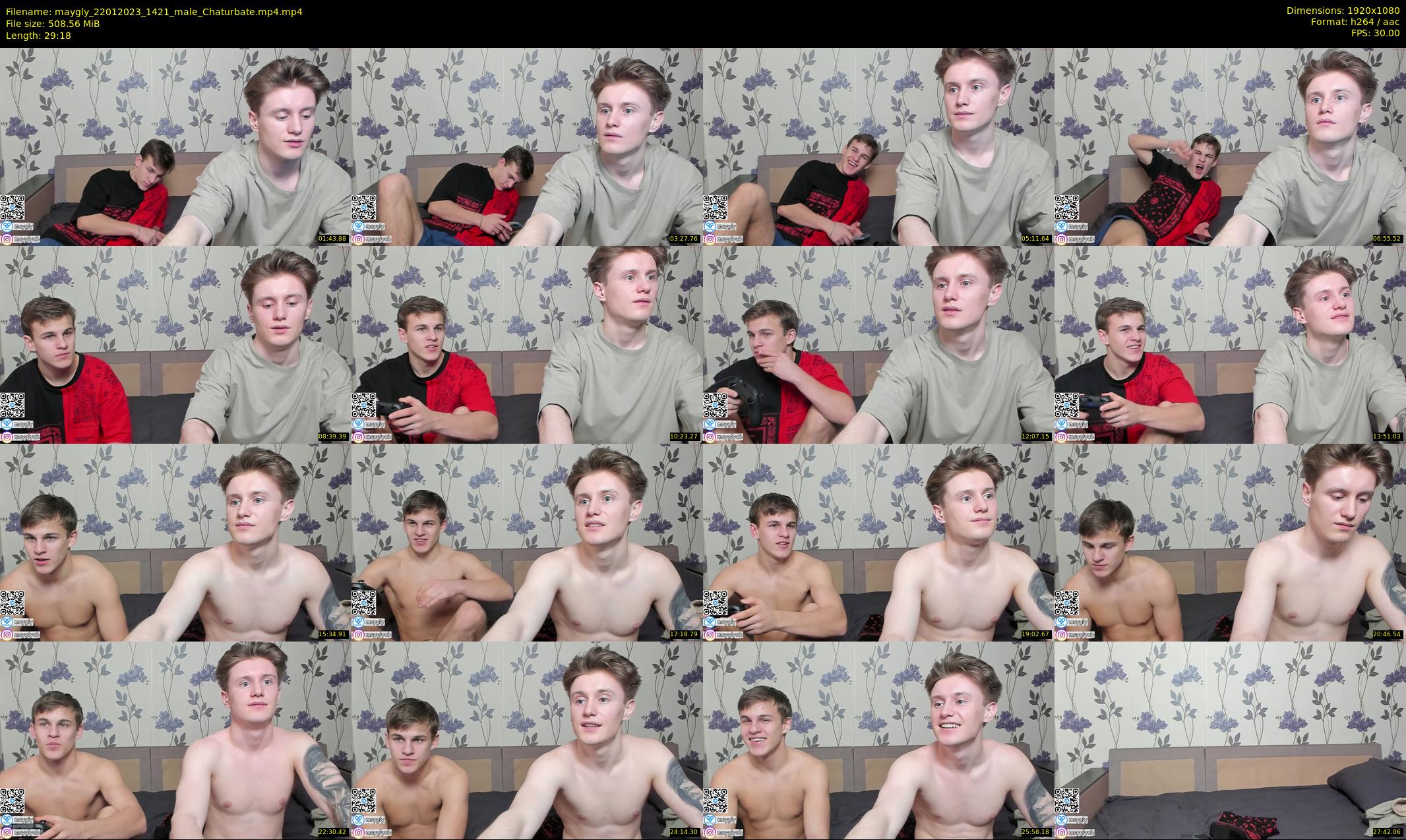 maygly — 30 minute Chaturbate male cam show recording, 1080p, Jan 22, 2023