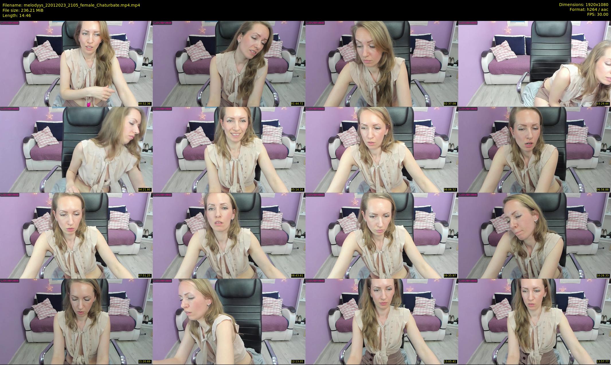 melodyys — 15 minute Chaturbate female cam show recording, 1080p, Jan 22, 2023