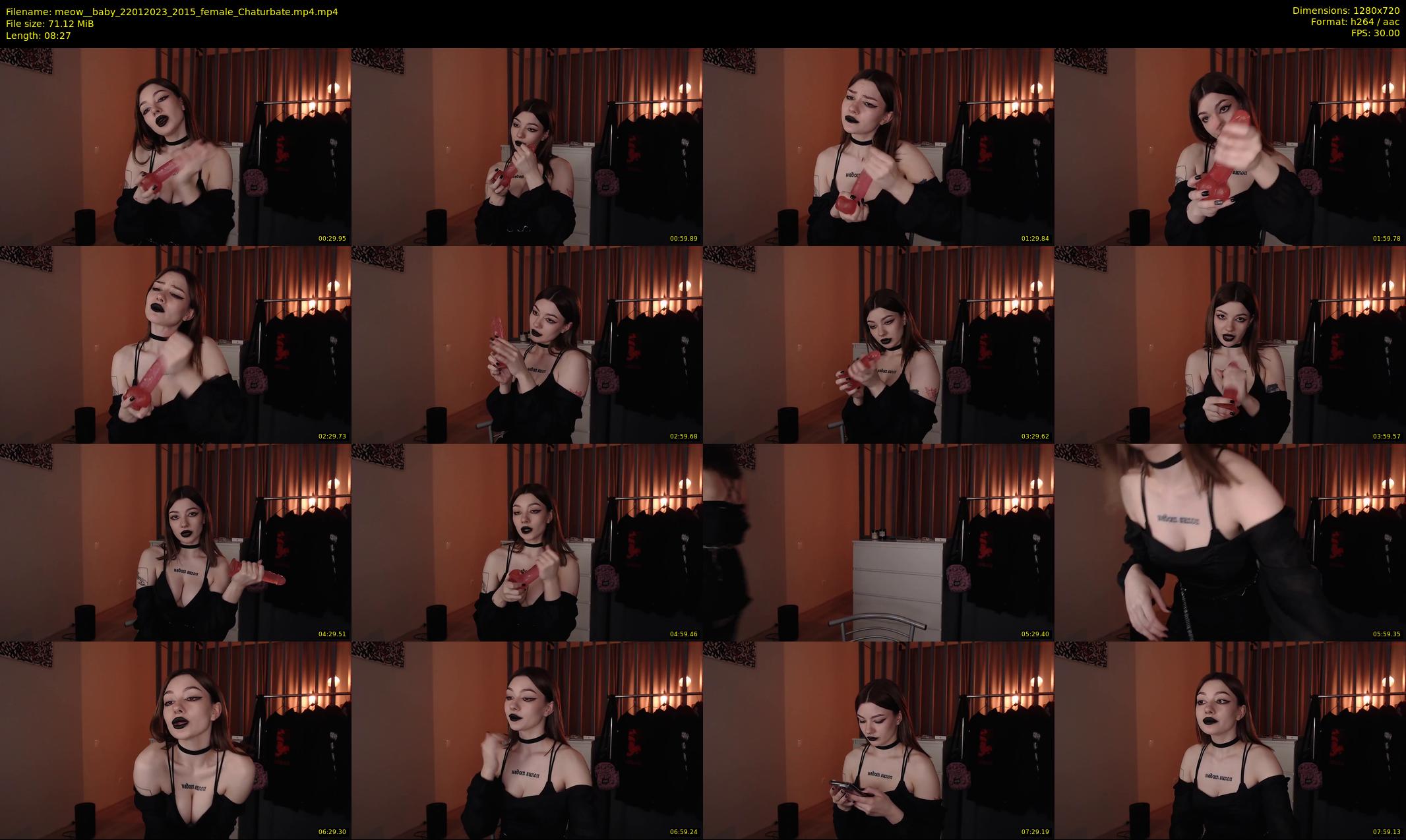 meow__baby — 9 minute Chaturbate female cam show recording, 720p, Jan 22, 2023