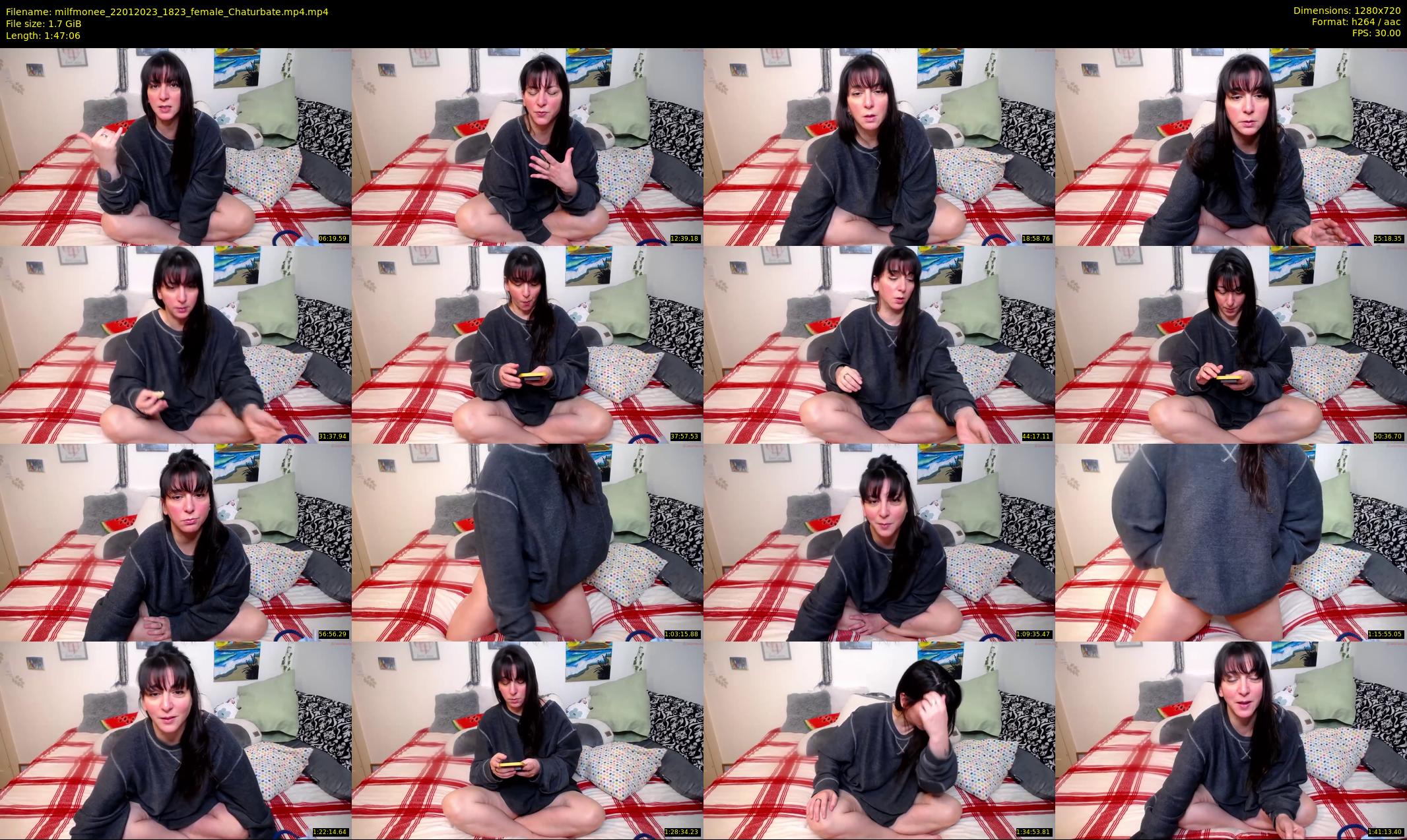 milfmonee — 108 minute Chaturbate female cam show recording, 720p, Jan 22, 2023