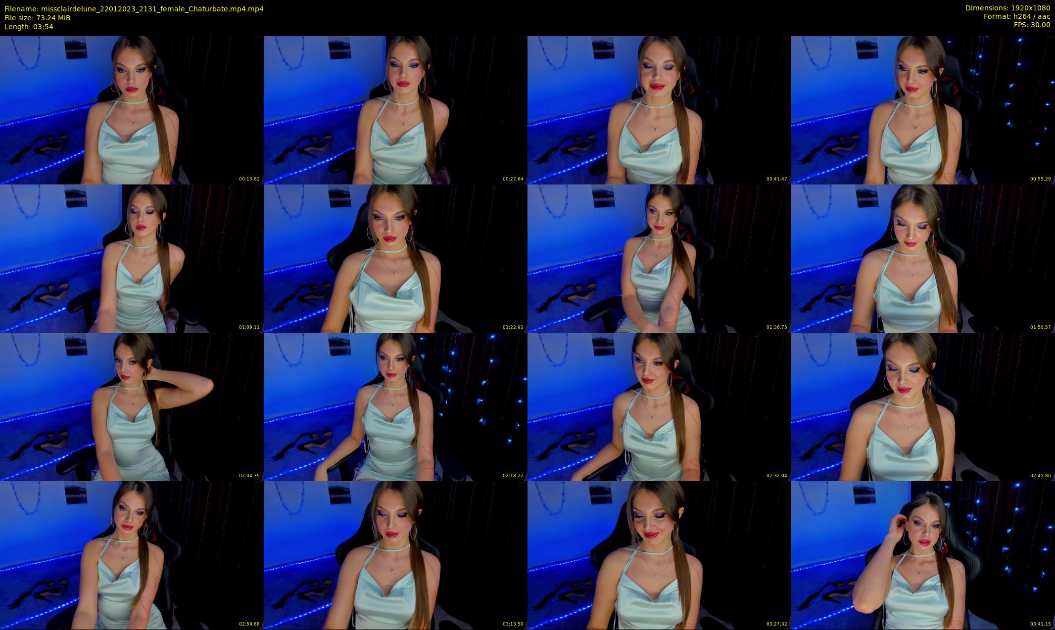 missclairdelune — 4 minute Chaturbate female cam show recording, 1080p, Jan 22, 2023