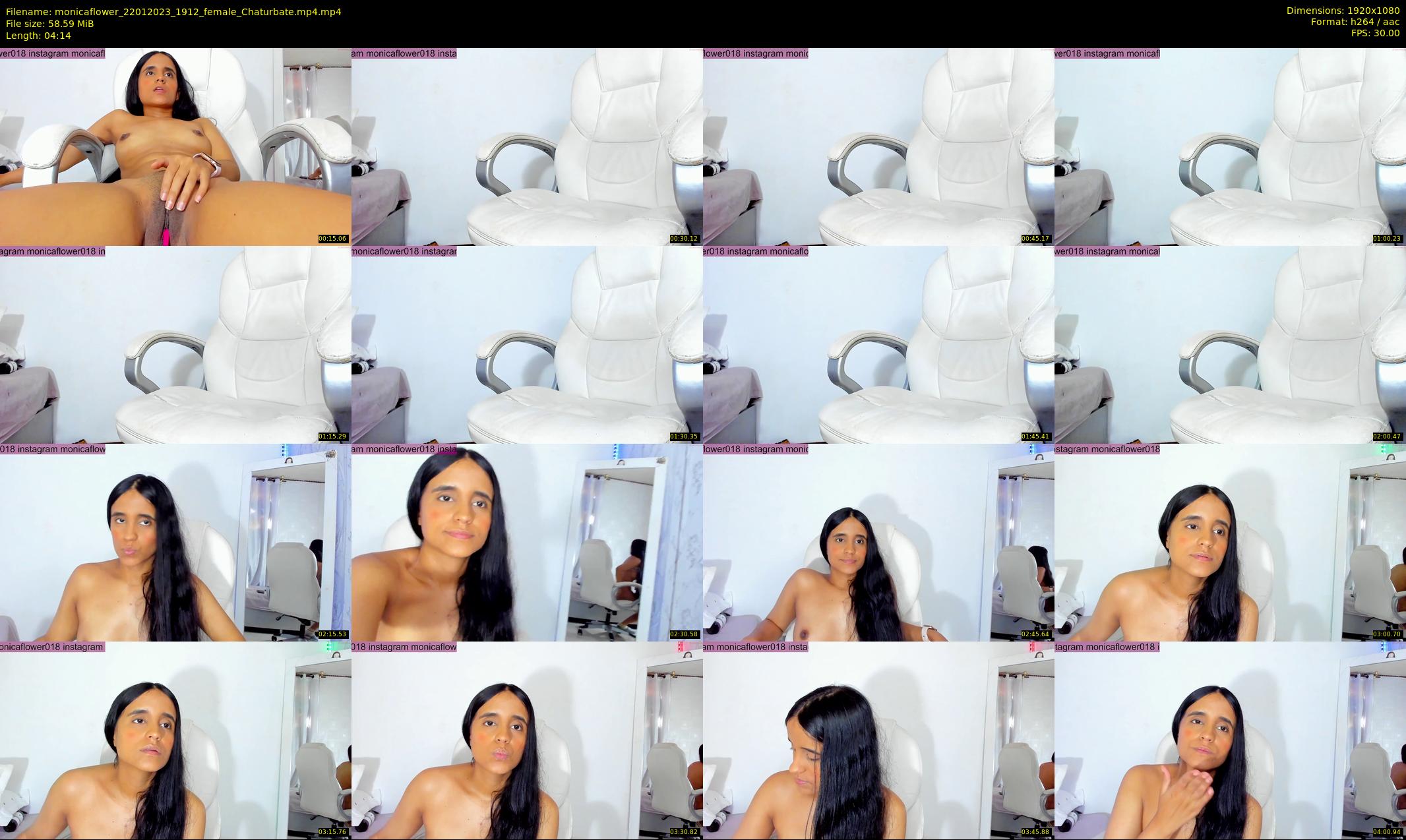 monicaflower — 5 minute Chaturbate female cam show recording, 1080p, Jan 22, 2023