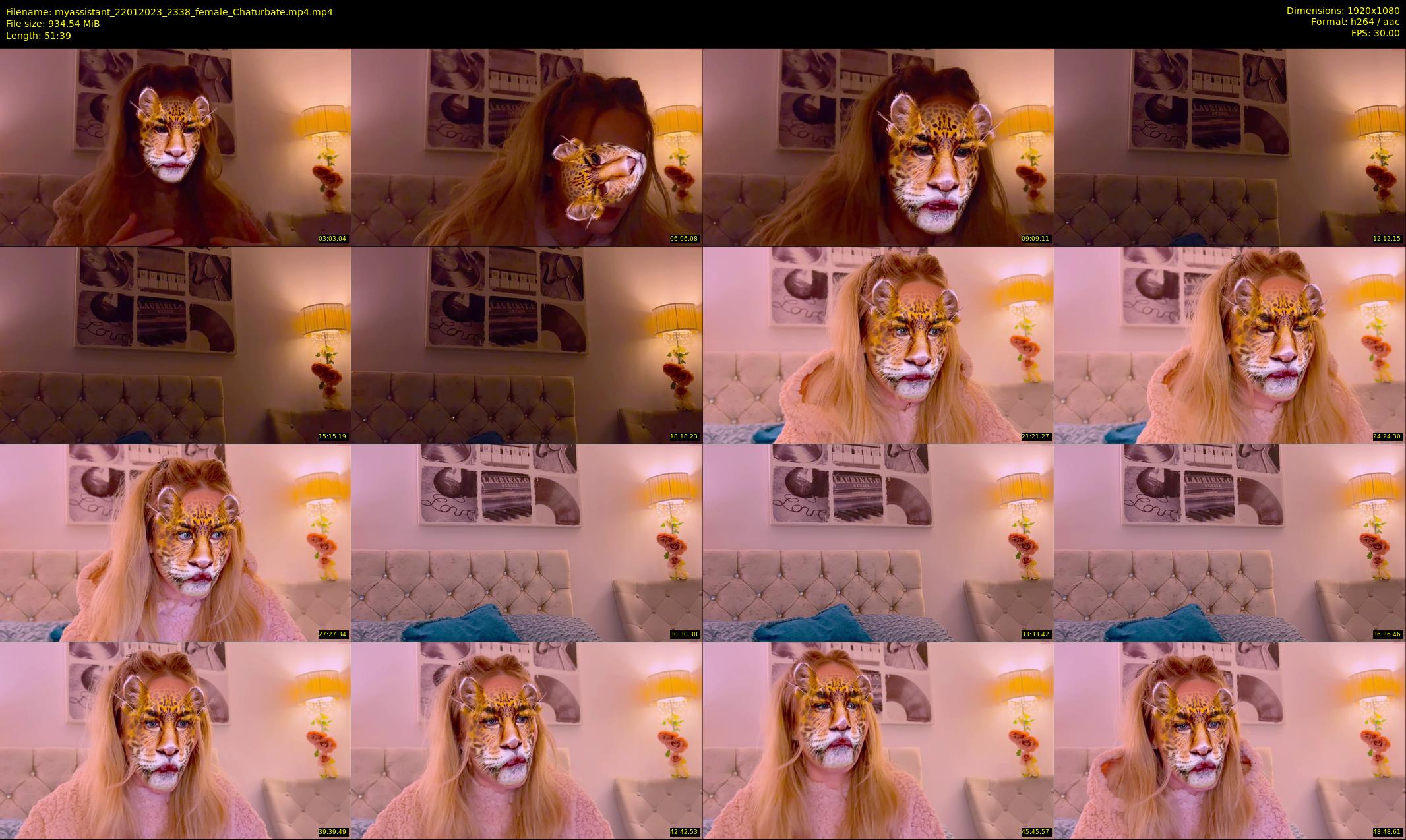 myassistant — 52 minute Chaturbate female cam show recording, 1080p, Jan 22, 2023