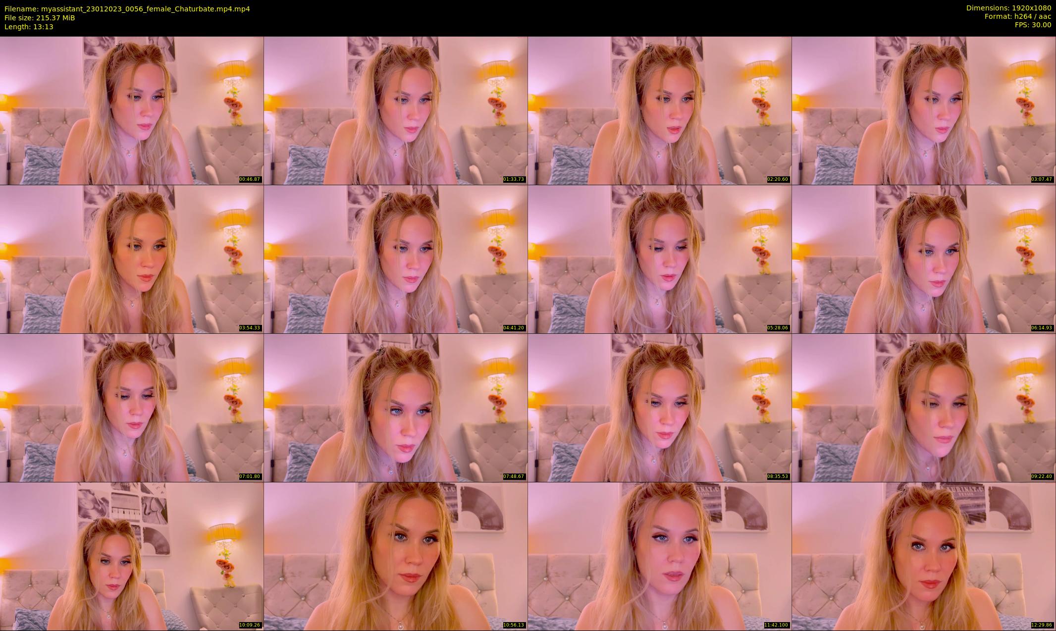 myassistant — 14 minute Chaturbate female cam show recording, 1080p, Jan 23, 2023