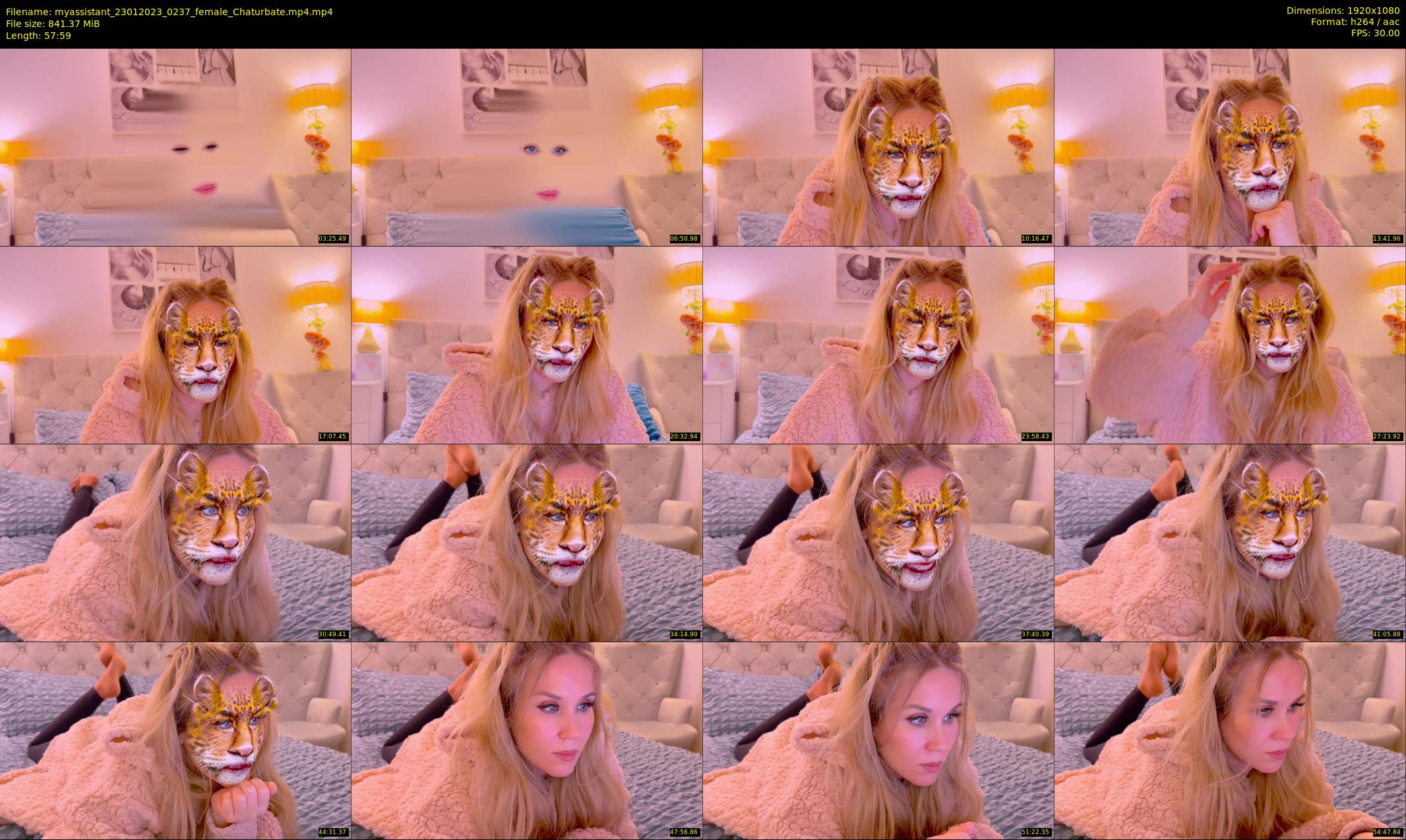 myassistant — 58 minute Chaturbate female cam show recording, 1080p, Jan 23, 2023