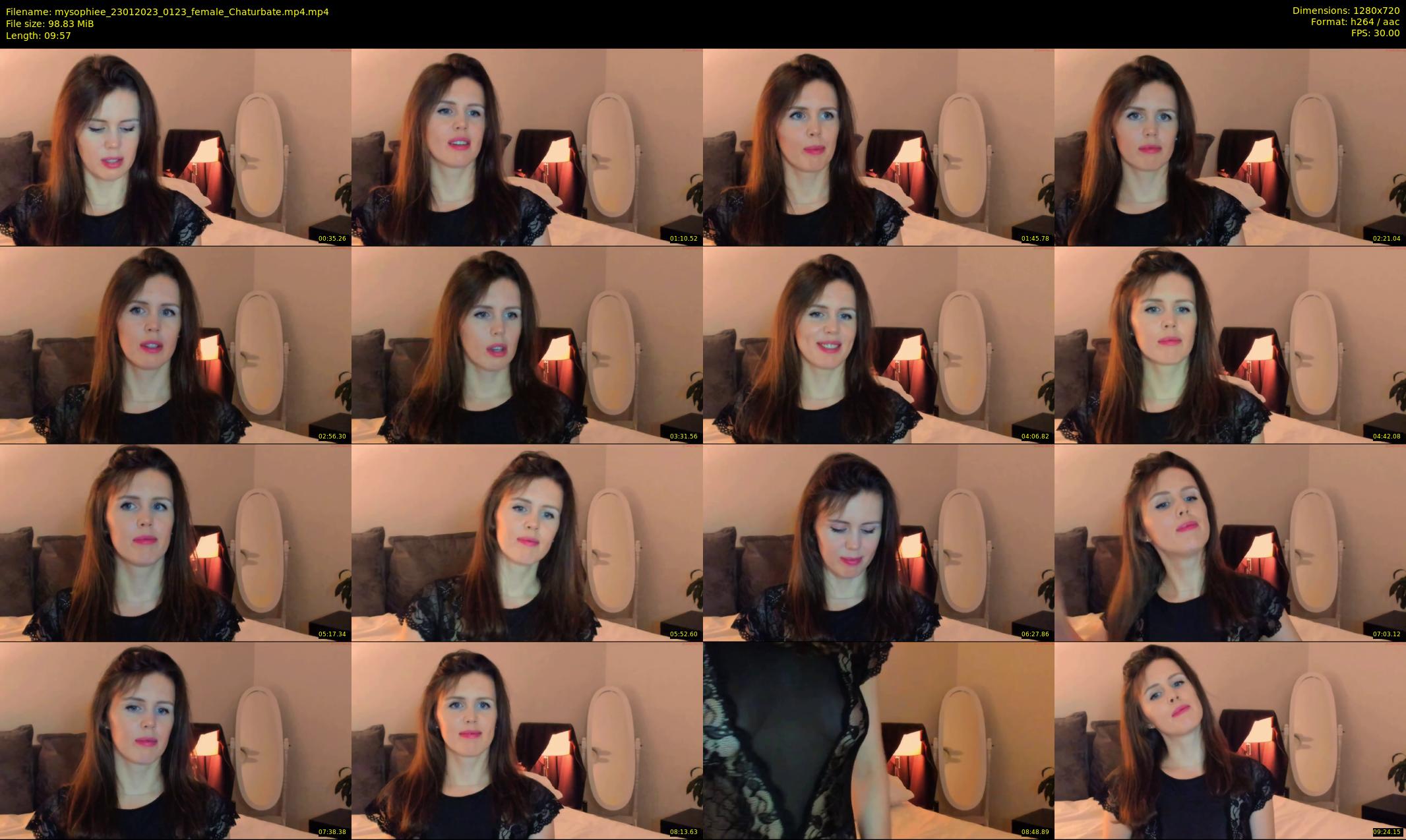 mysophiee — 10 minute Chaturbate female cam show recording, 720p, Jan 23, 2023