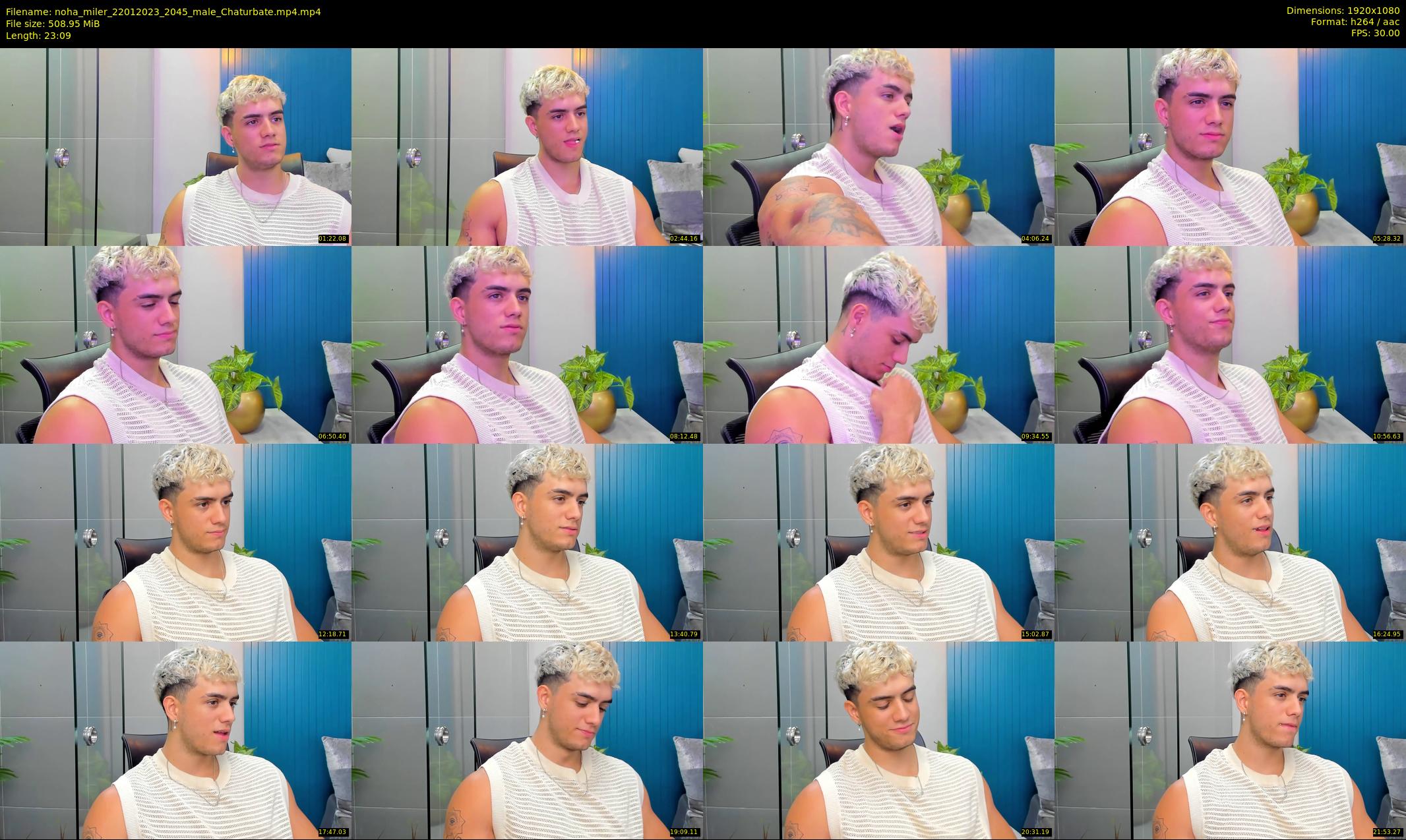 noha_miler — 24 minute Chaturbate male cam show recording, 1080p, Jan 22, 2023