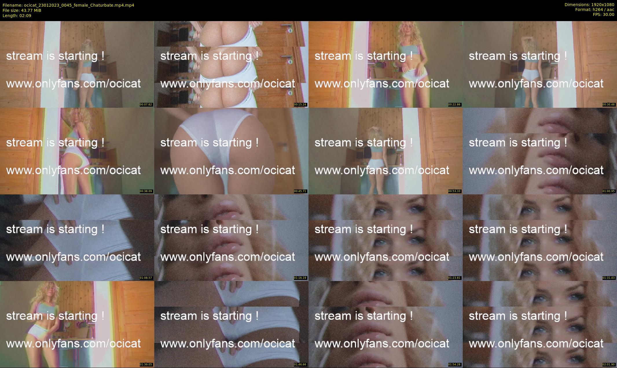 ocicat — 3 minute Chaturbate female cam show recording, 1080p, Jan 23, 2023